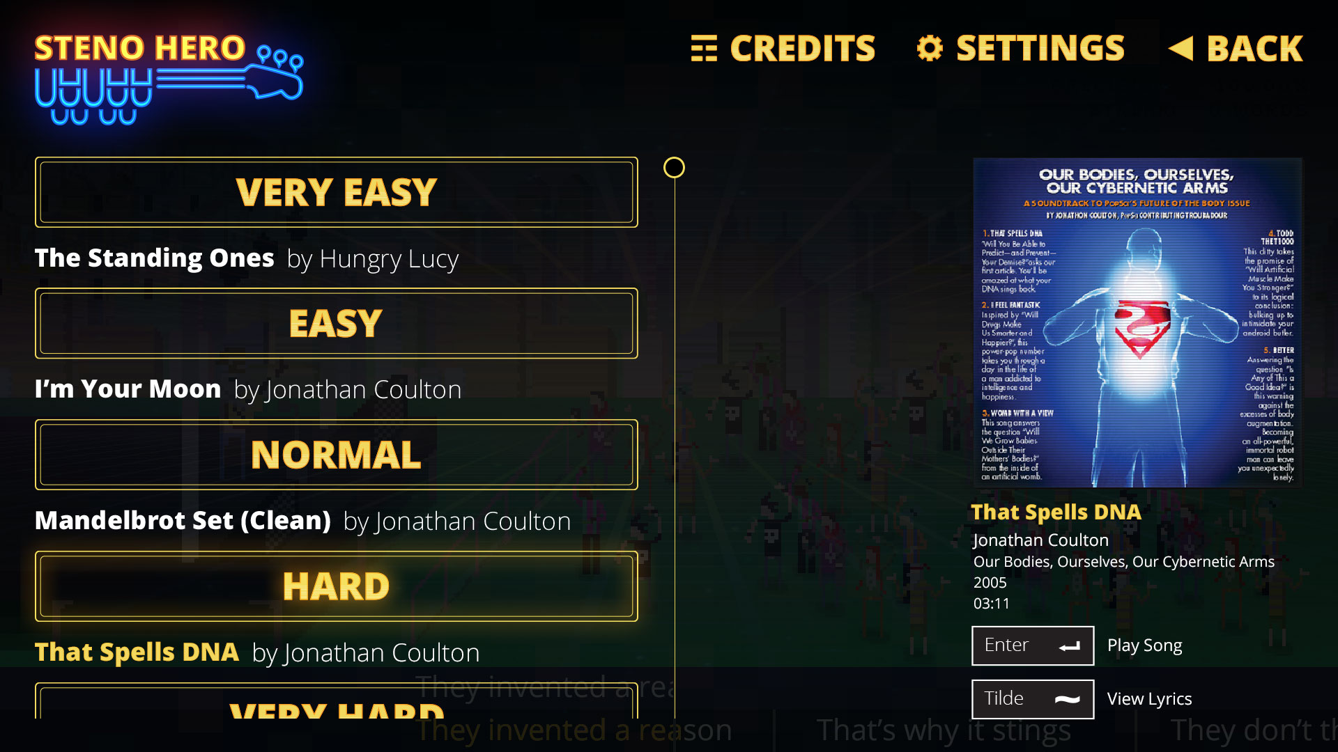 Steno Arcade screenshot