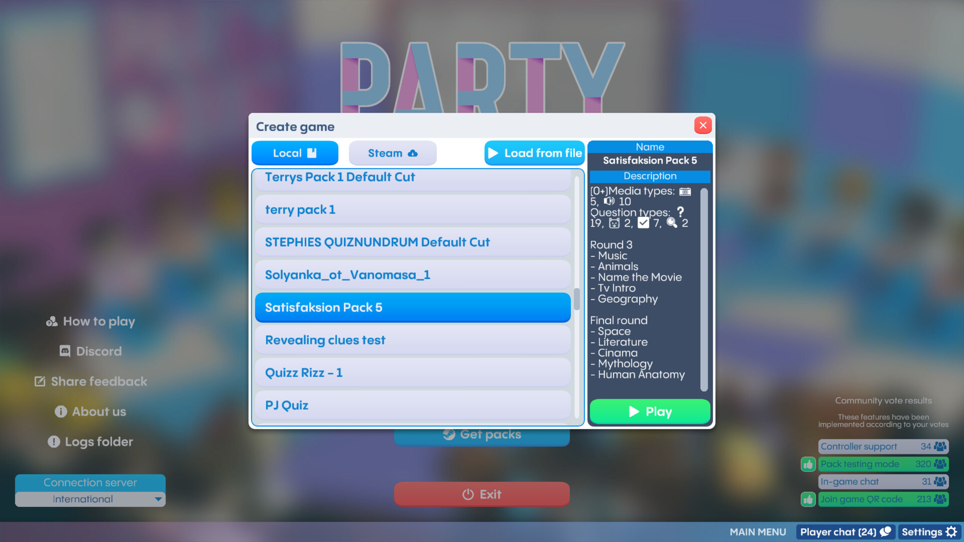 Party Quiz screenshot