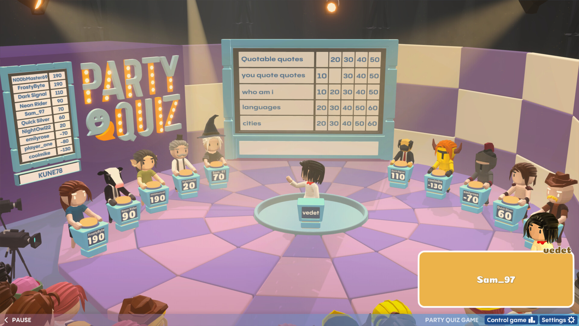 Party Quiz screenshot