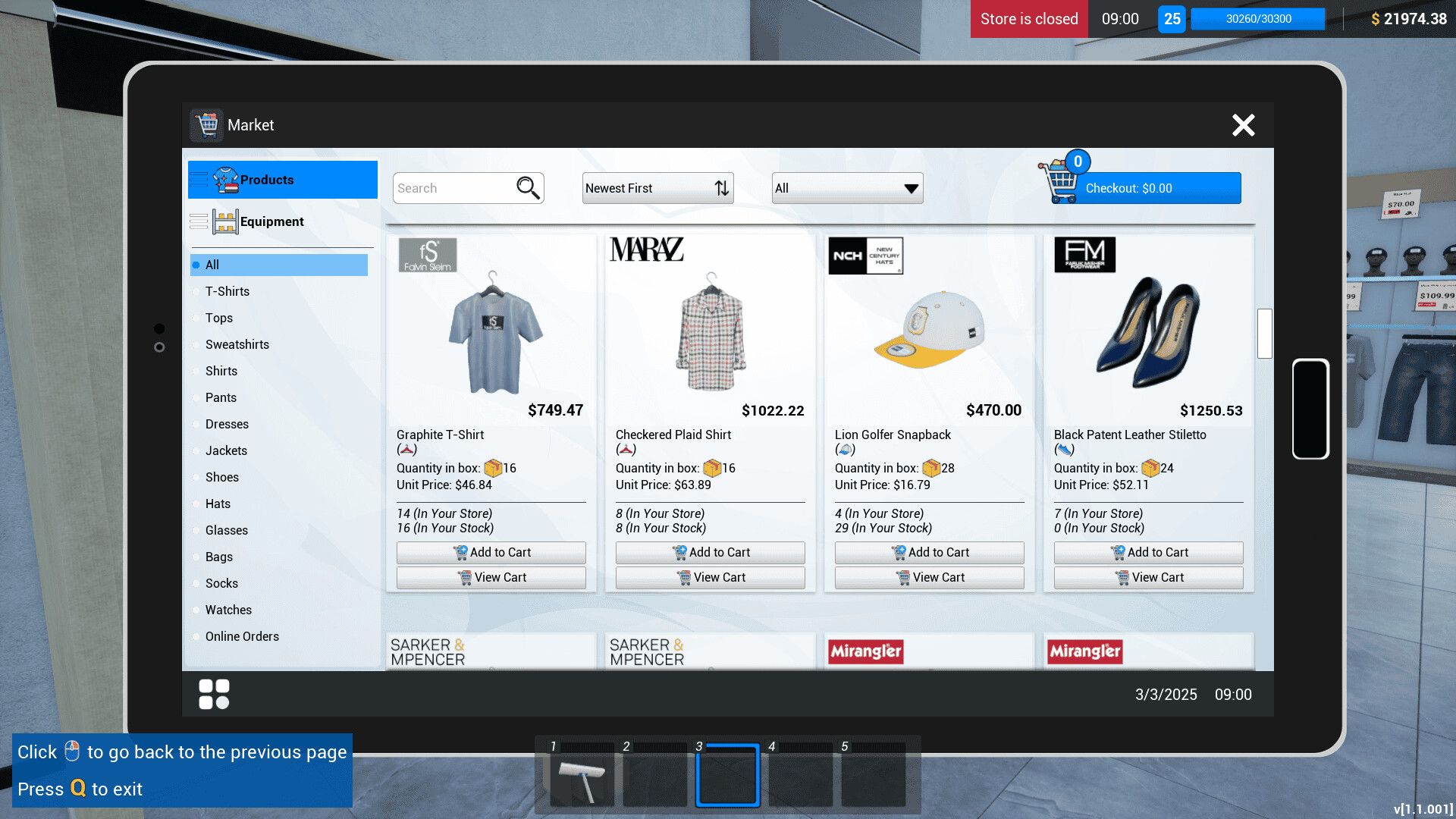 Retail Company Simulator screenshot