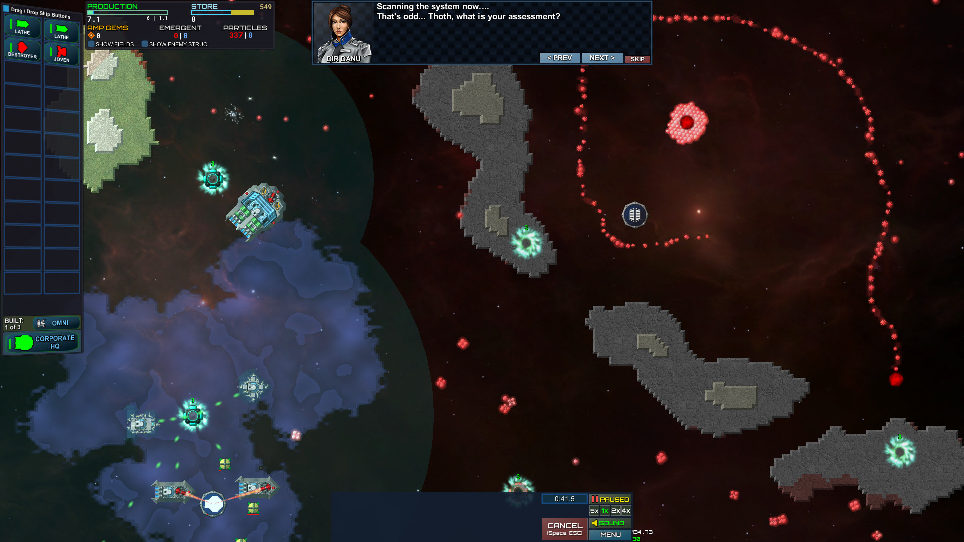 Particle Fleet: Emergence screenshot