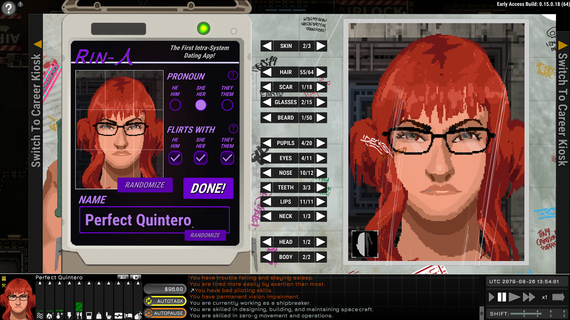 Ostranauts screenshot
