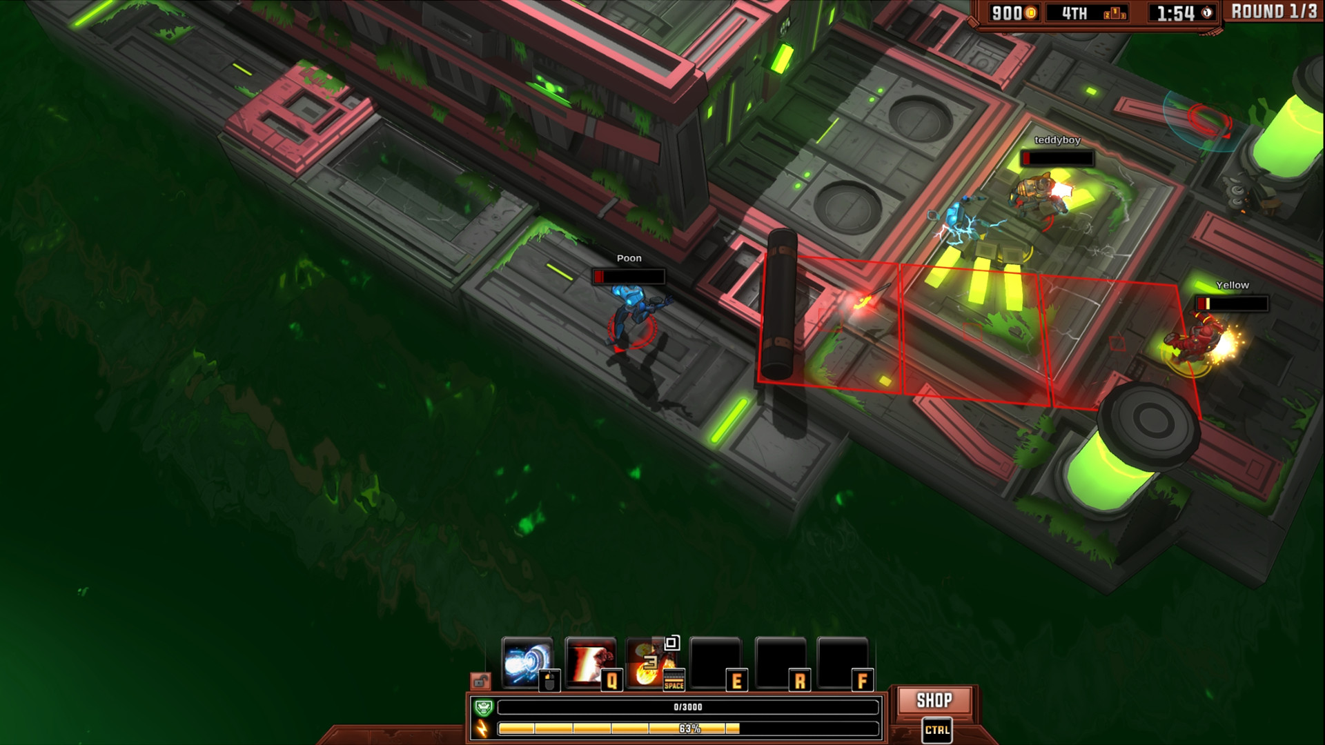 Corroded screenshot