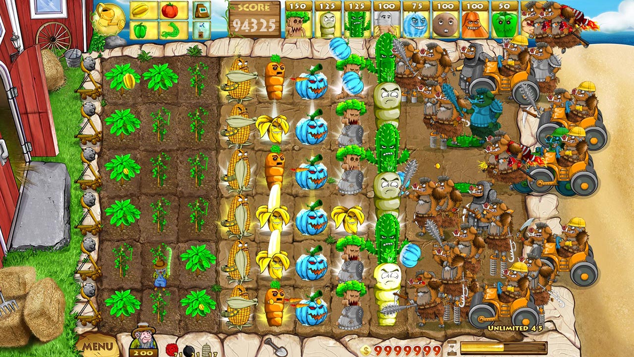 Battle Ranch: Pigs vs Plants screenshot