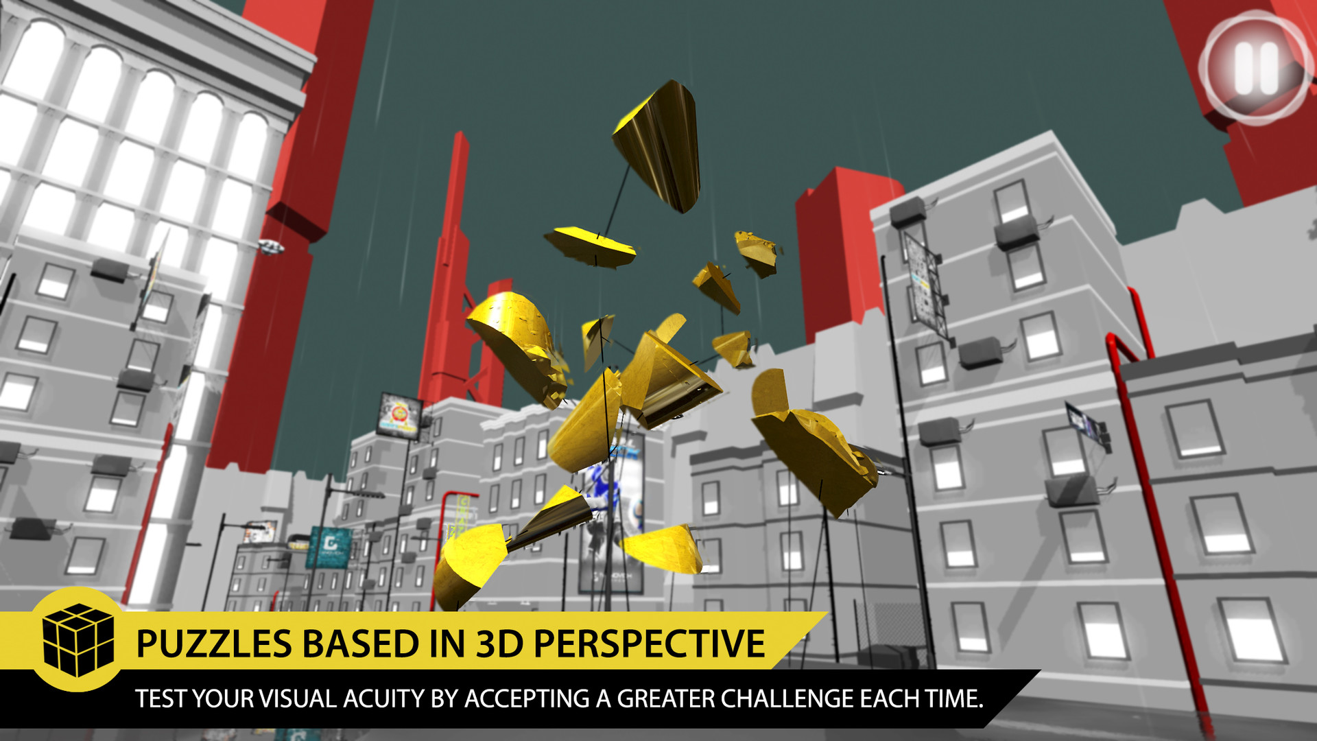 PERFECT ANGLE: The puzzle game based on optical illusions screenshot