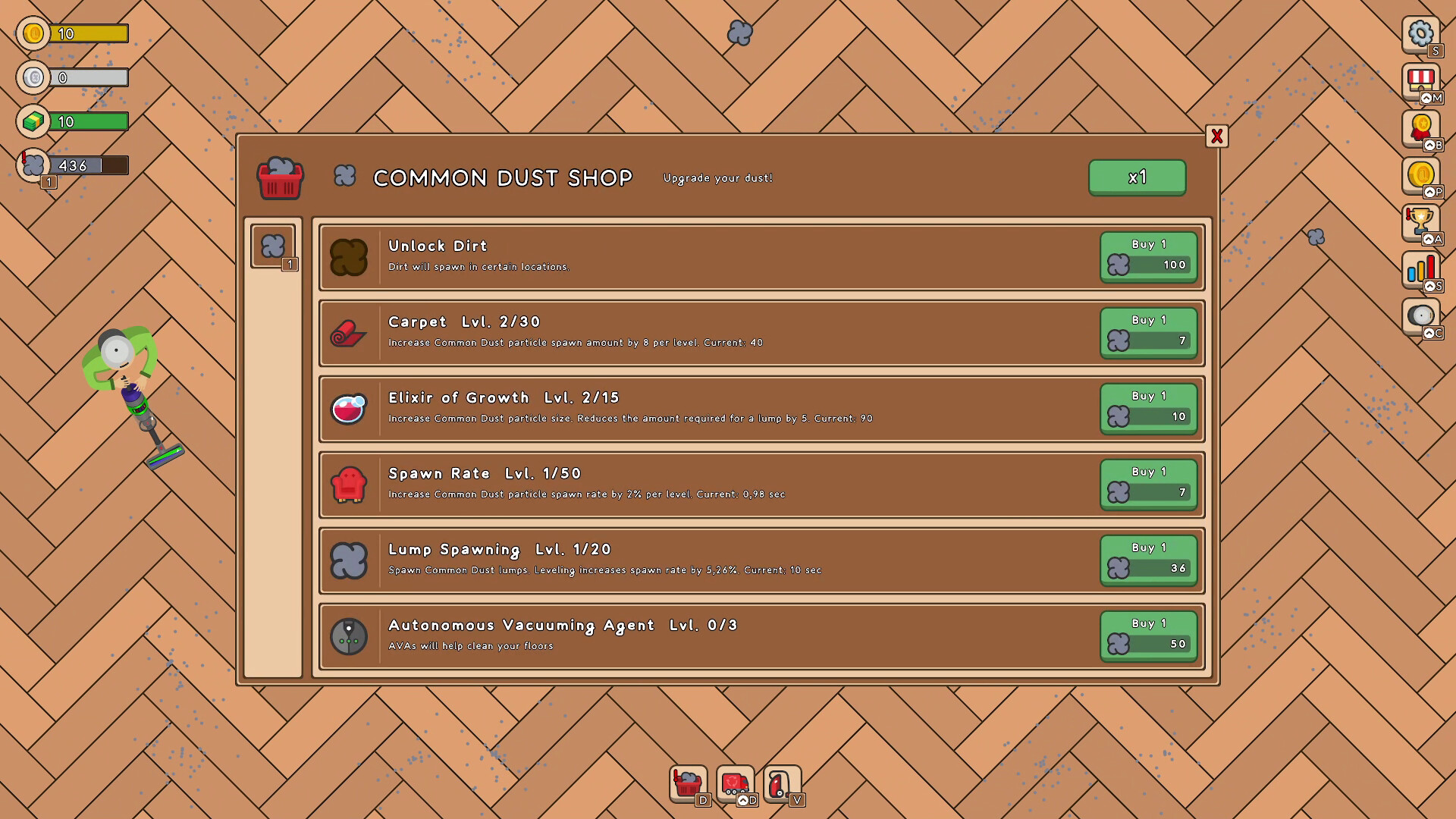 Vacuum Warrior - Idle Game screenshot
