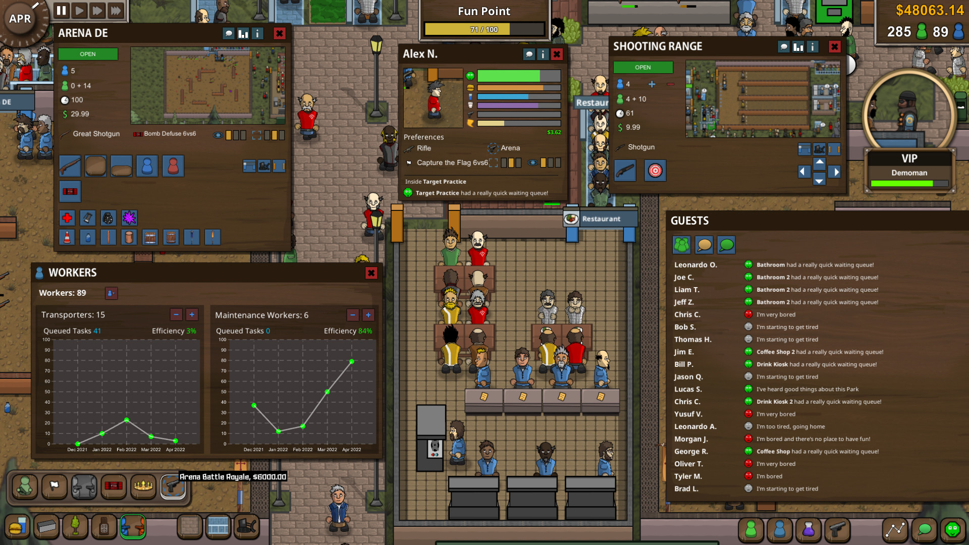 Battle Royale Tycoon screenshot