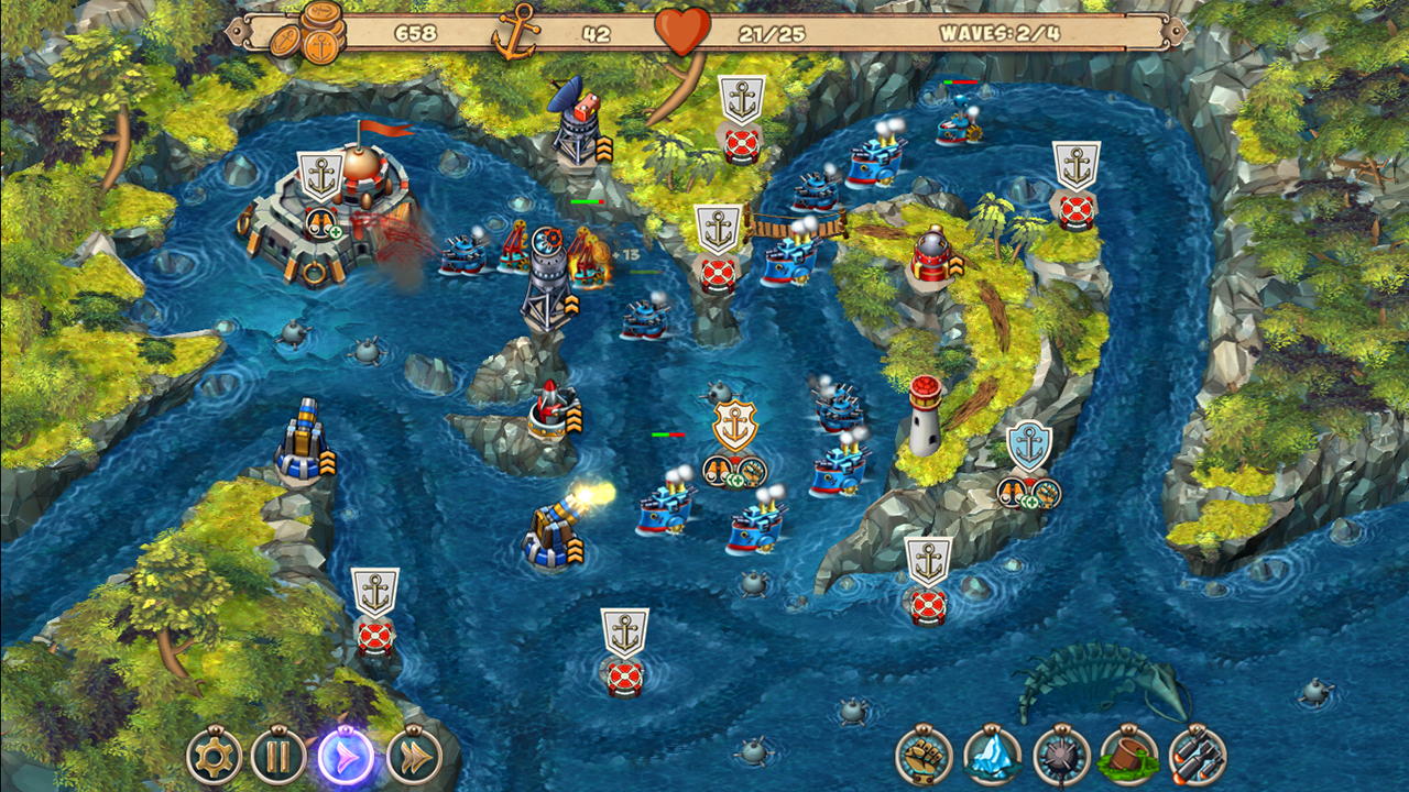 Iron Sea Defenders screenshot
