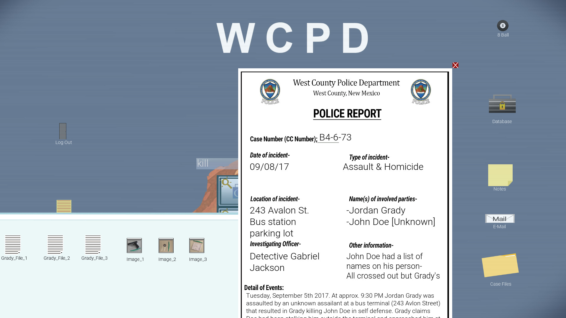 The List screenshot