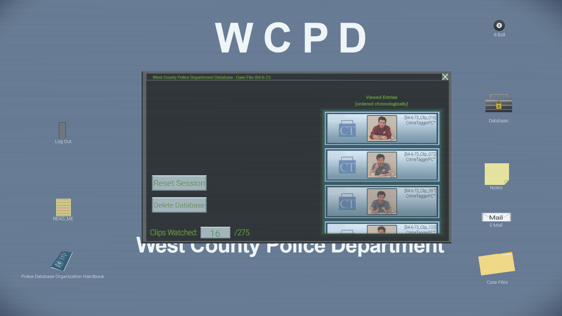 The List screenshot