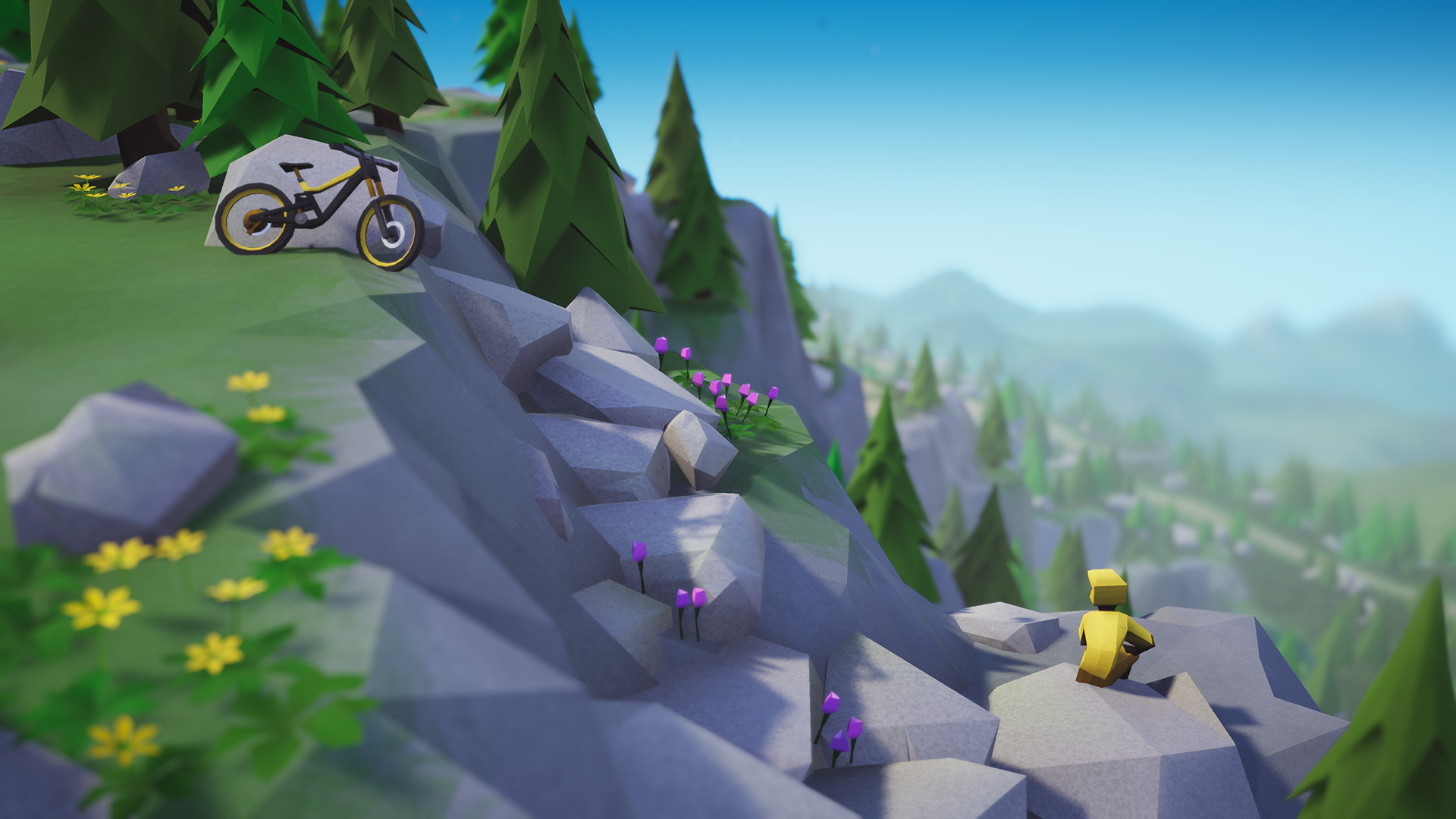 Lonely Mountains: Downhill screenshot