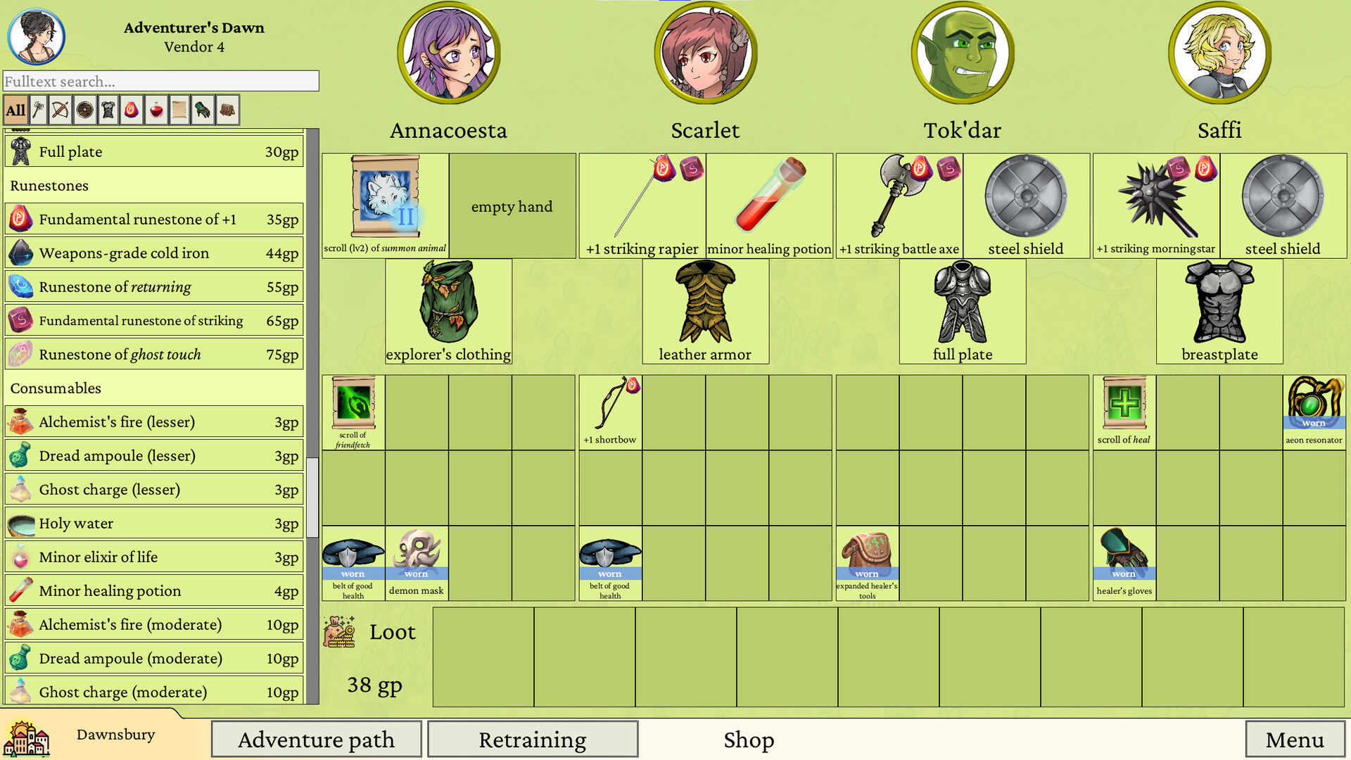 Dawnsbury Days screenshot