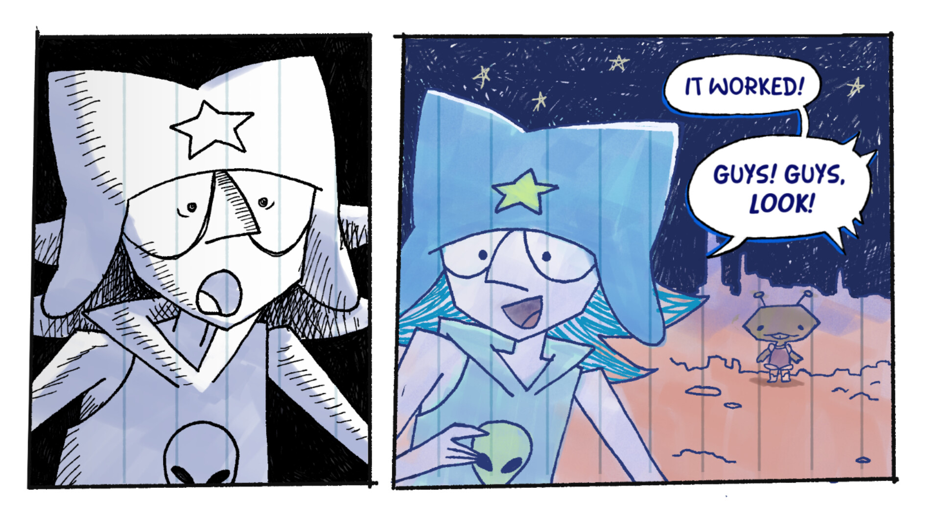 Chalk Paper Scissors screenshot