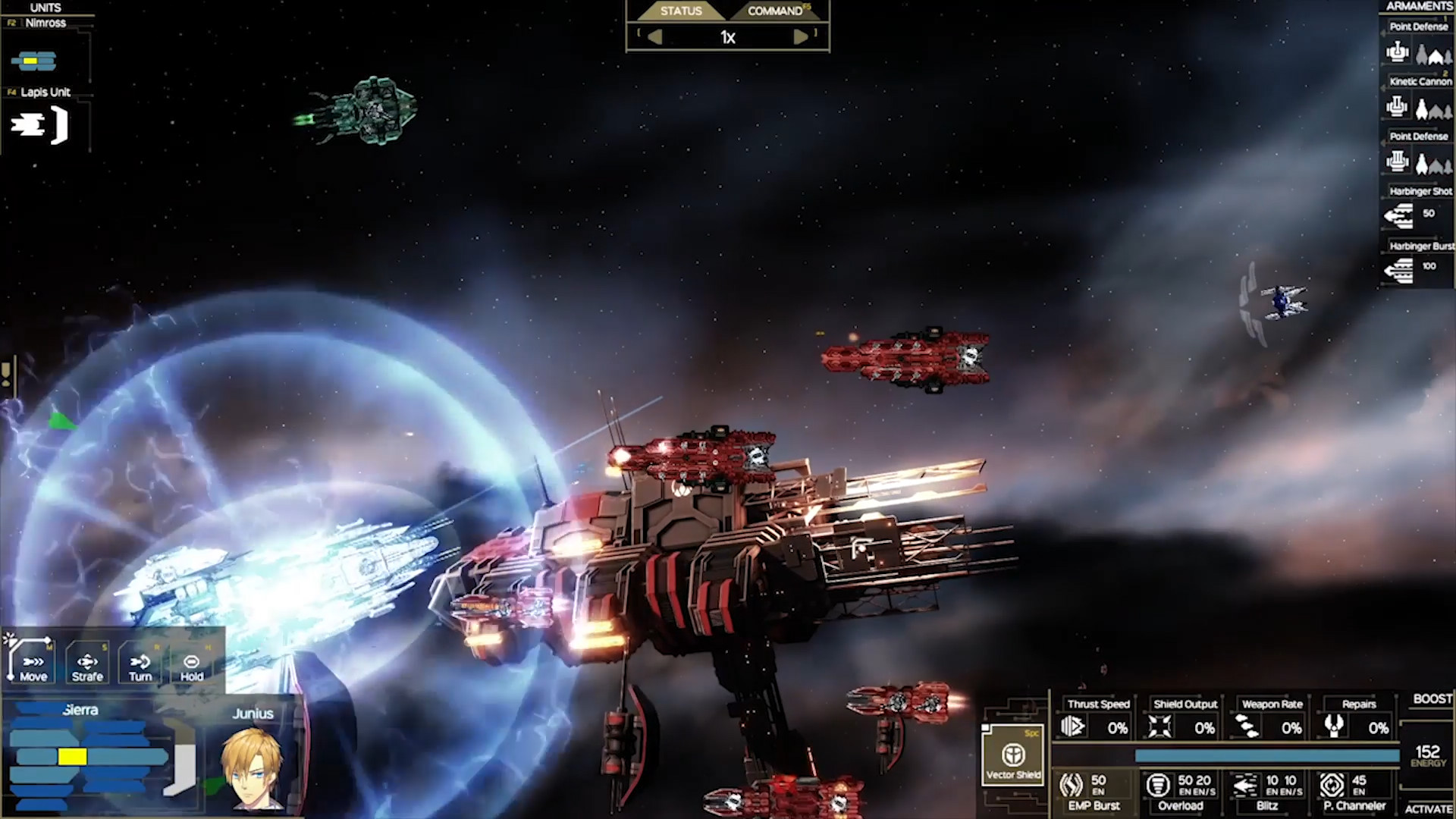 Sierra Ops - Space Strategy Visual Novel screenshot