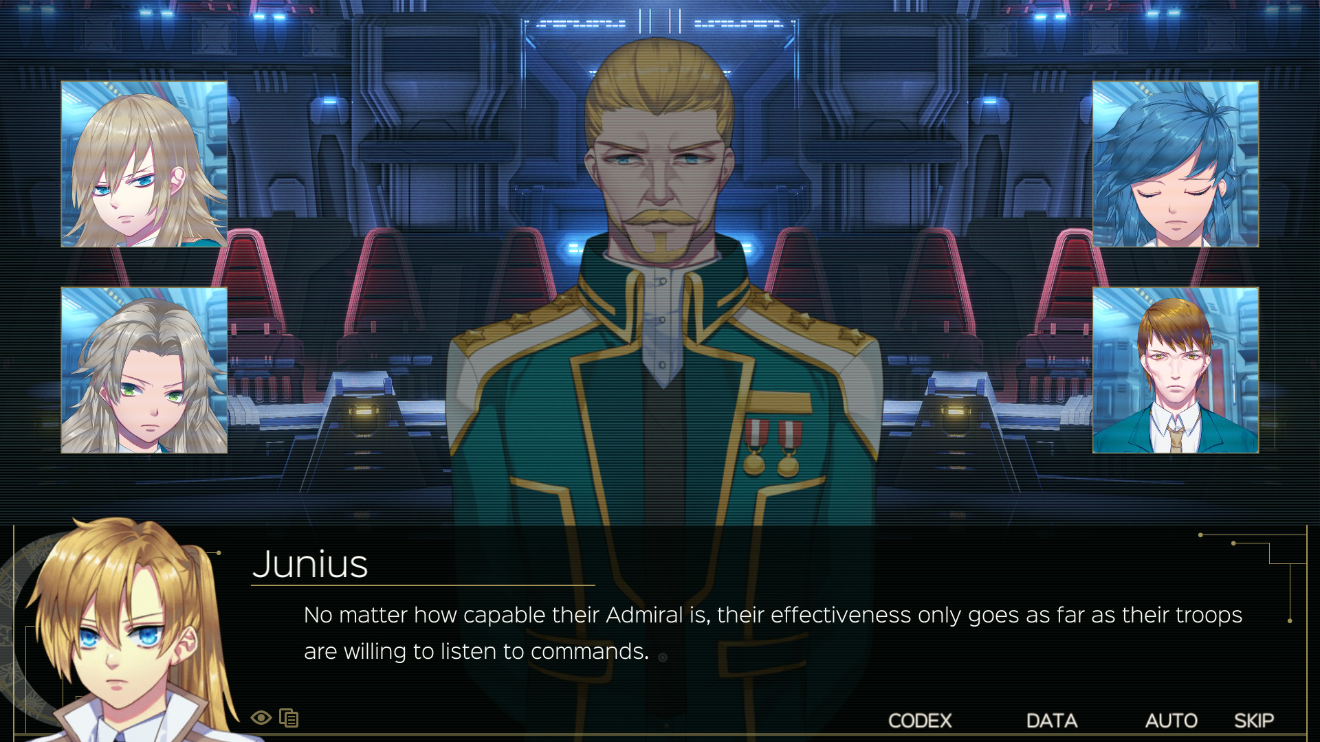 Sierra Ops - Space Strategy Visual Novel screenshot