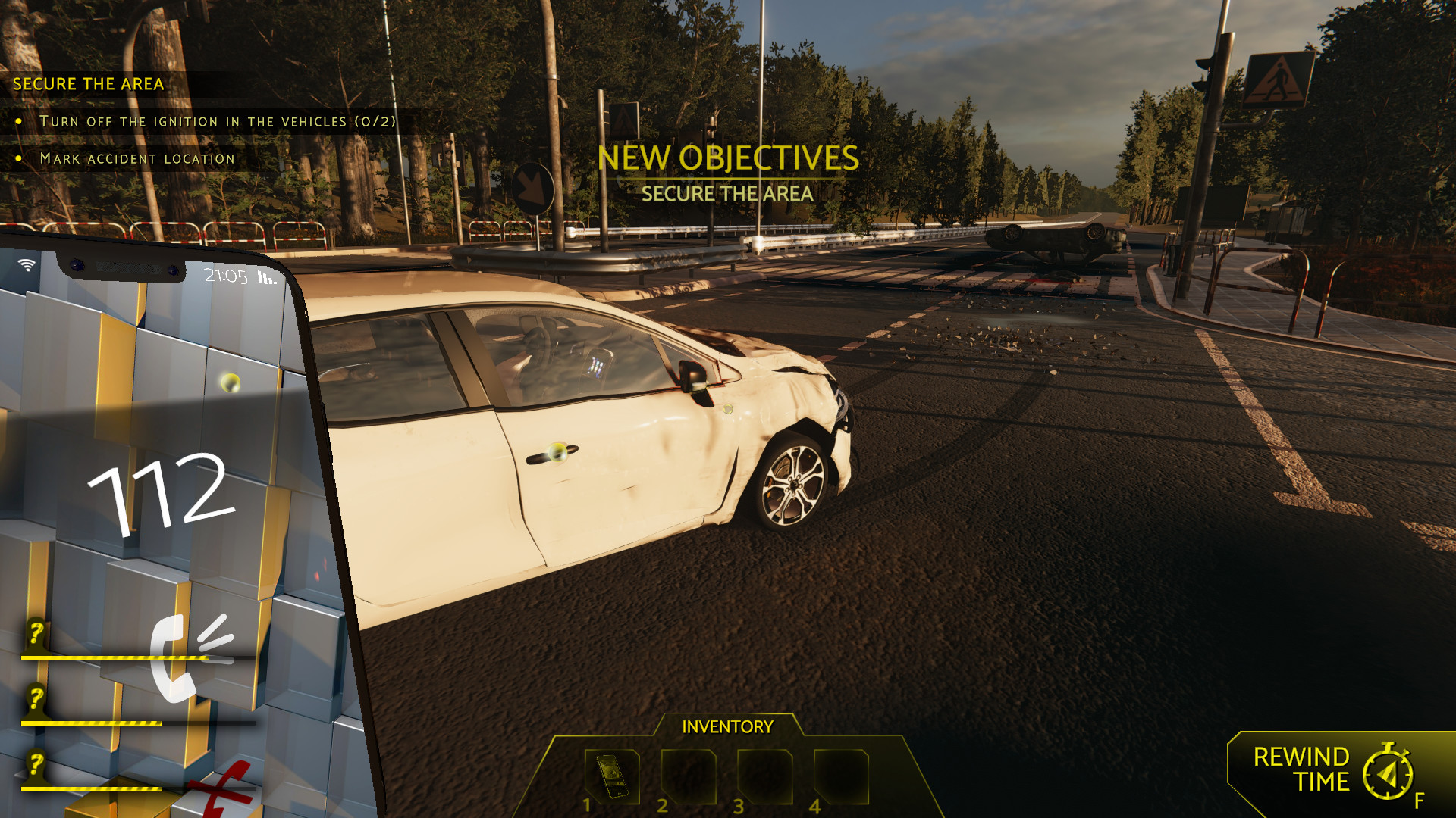 Accident screenshot