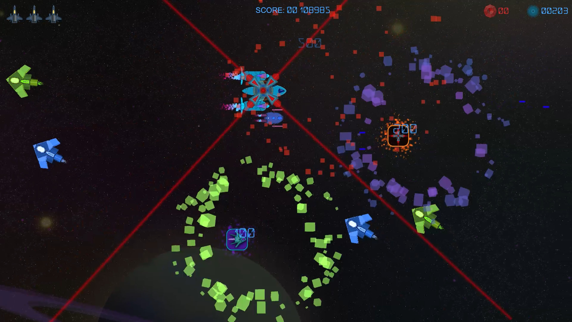 Cosmic collapse screenshot