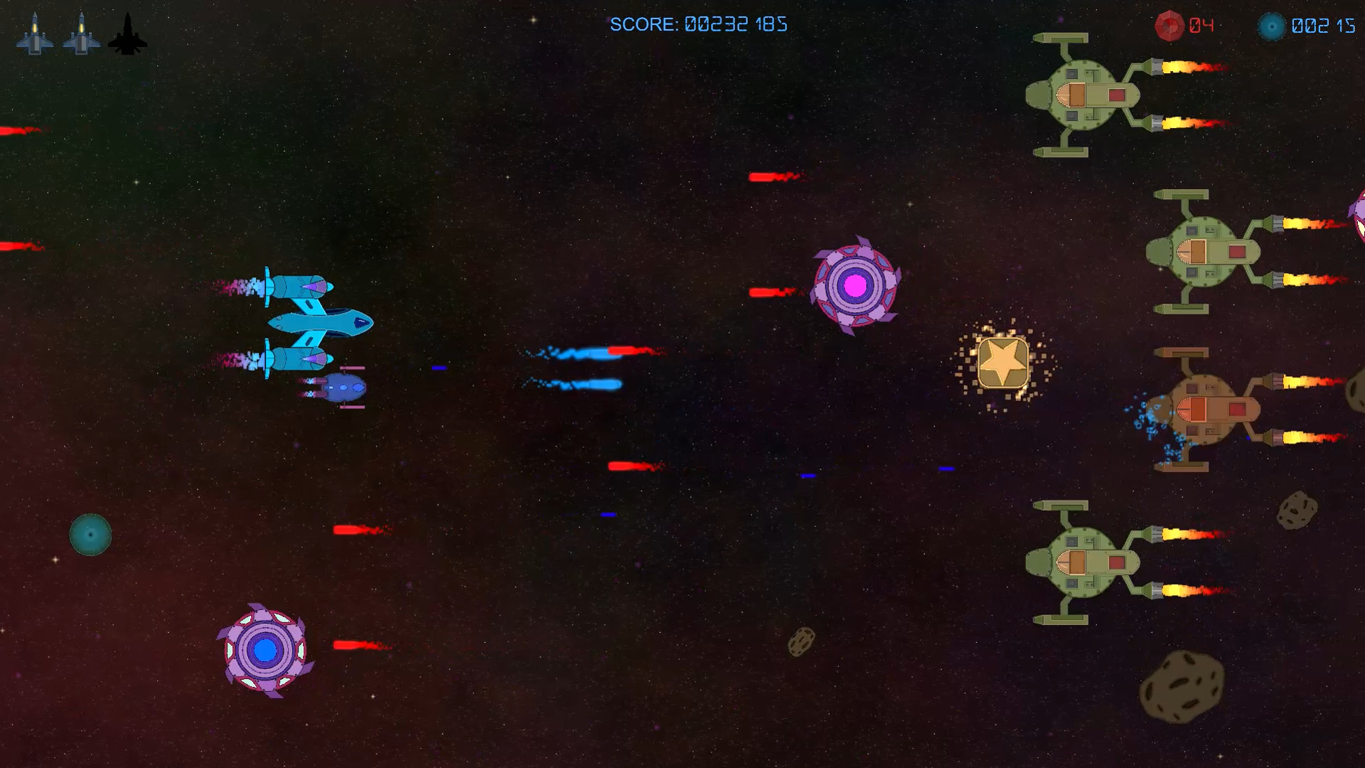 Cosmic collapse screenshot