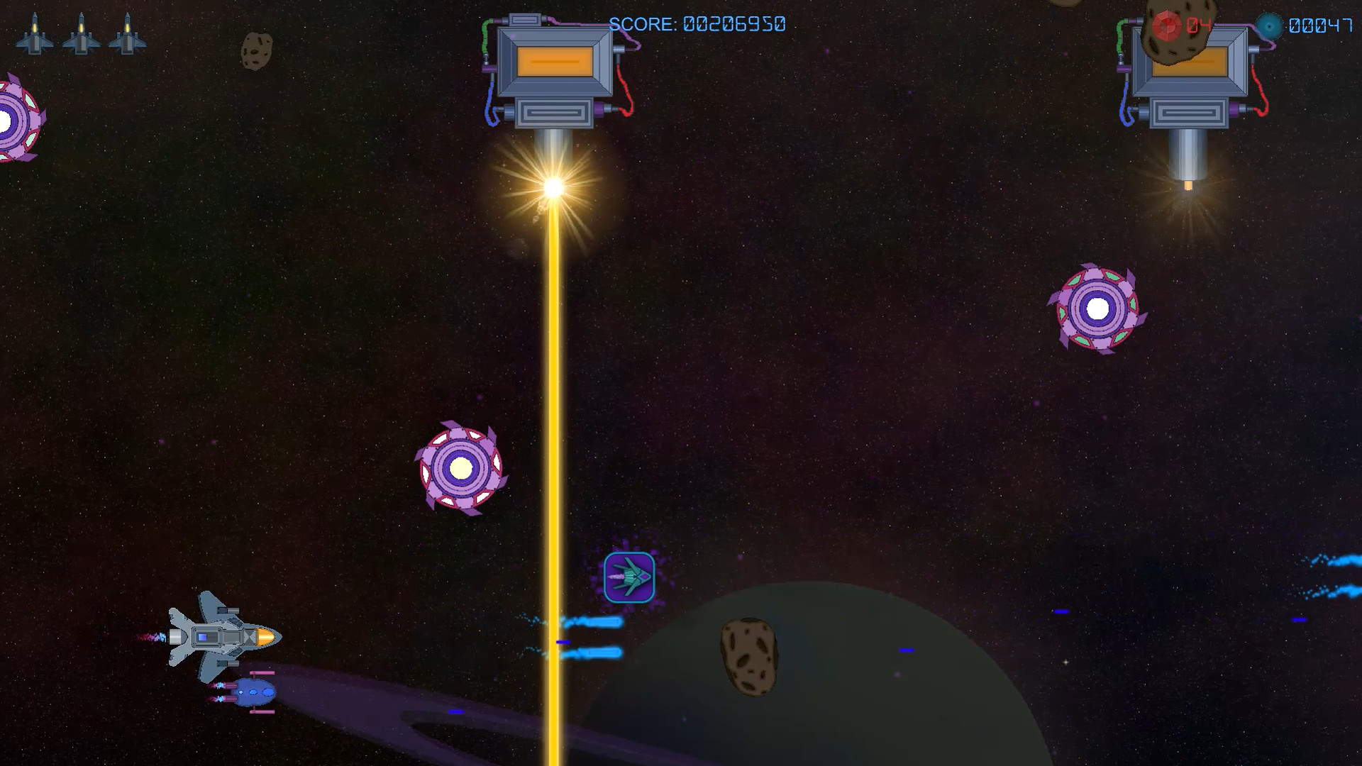 Cosmic collapse screenshot
