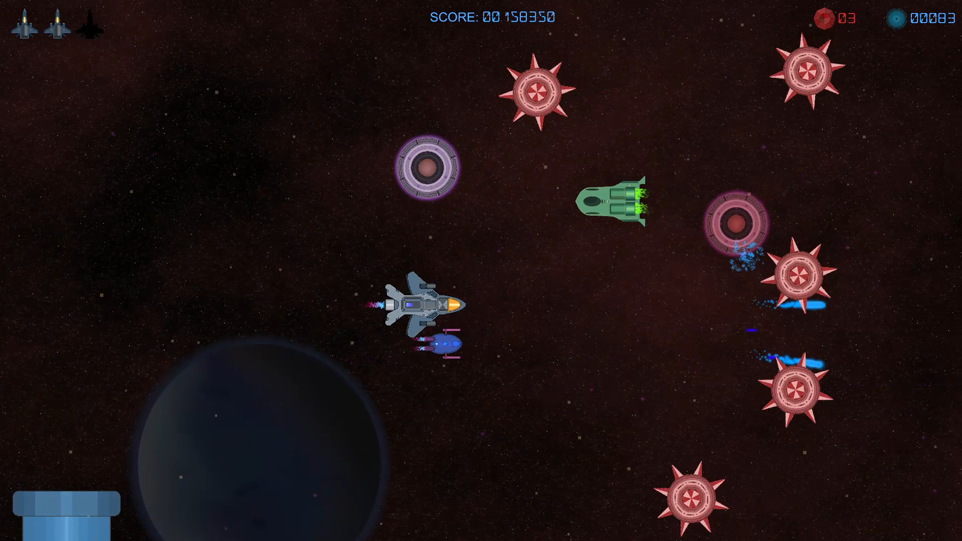 Cosmic collapse screenshot