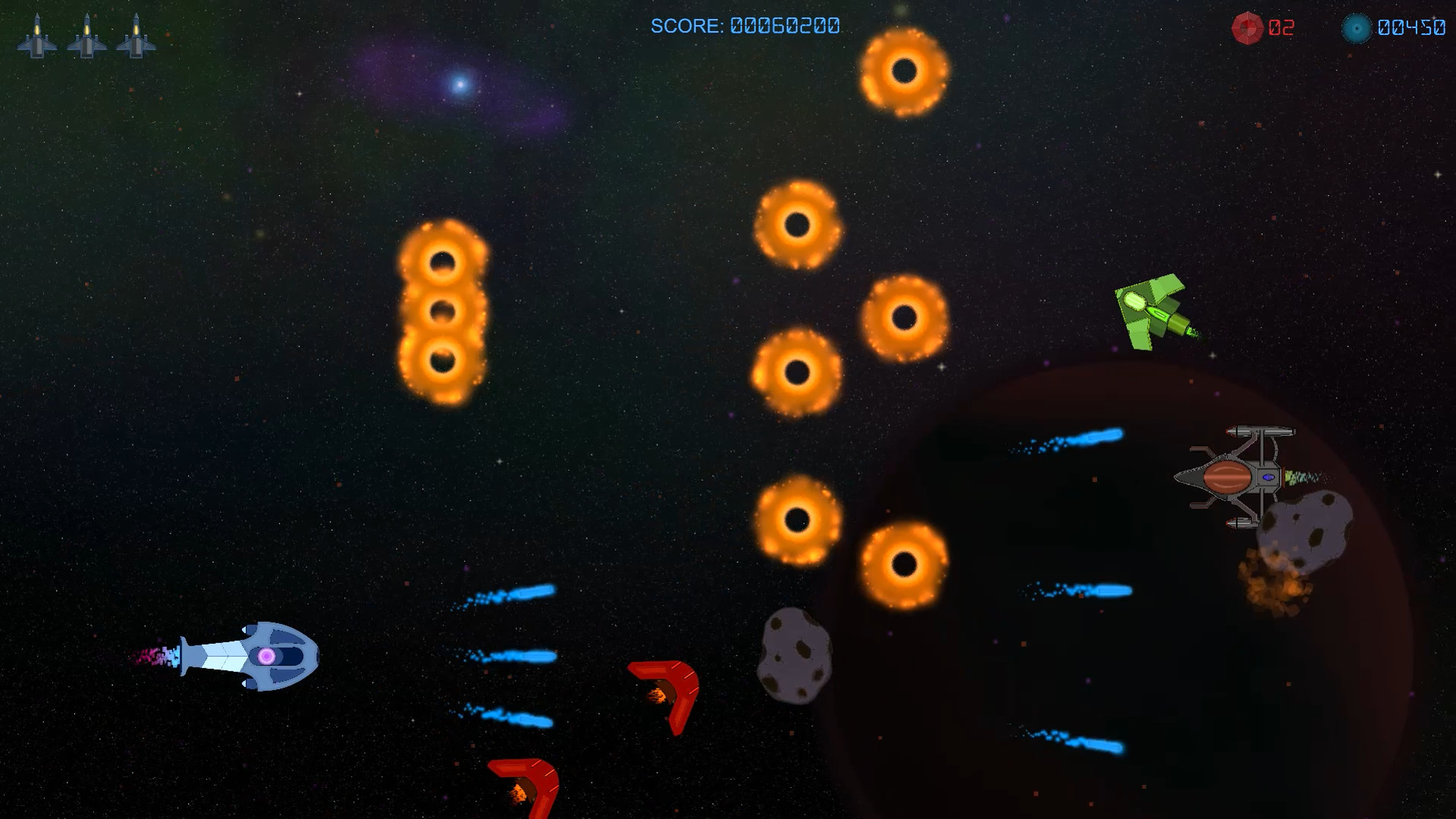 Cosmic collapse screenshot