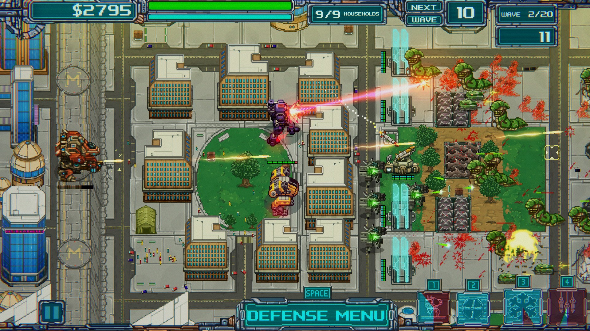 Mechs V Kaijus - Tower Defense screenshot