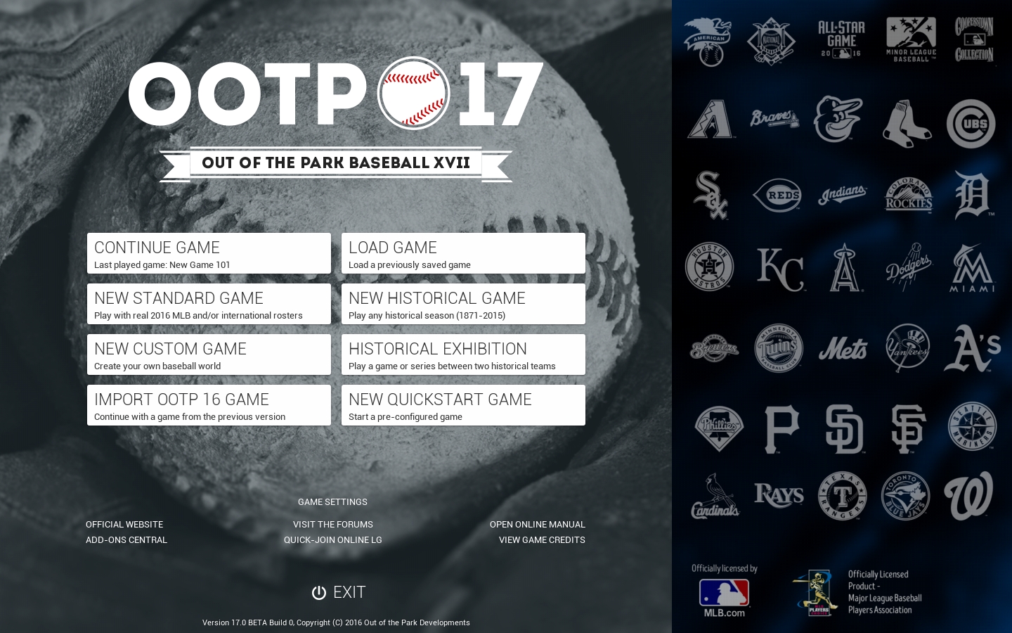 Out of the Park Baseball 17 screenshot