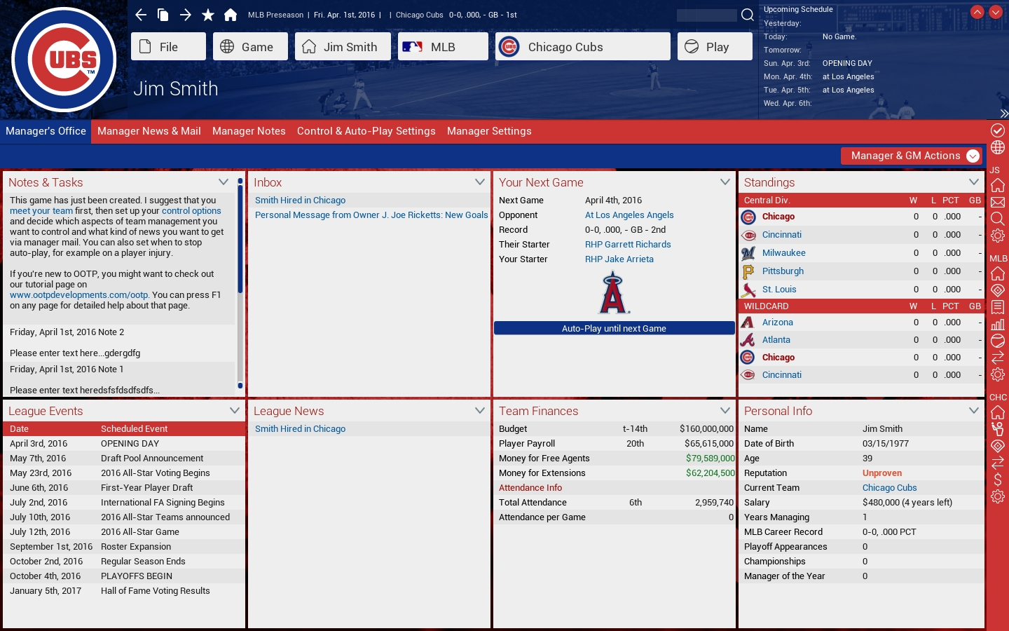 Out of the Park Baseball 17 screenshot