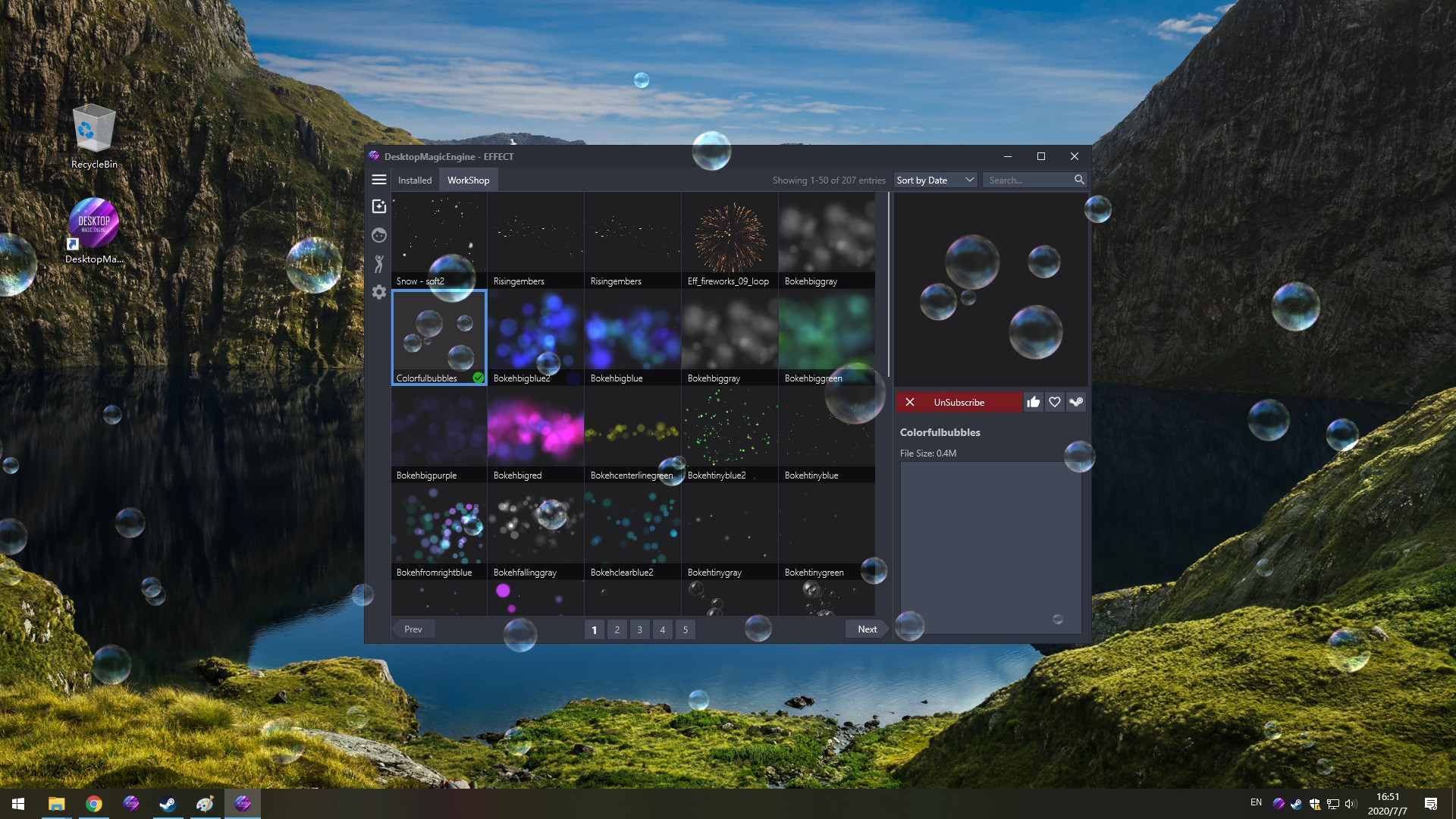 Desktop Magic Engine screenshot