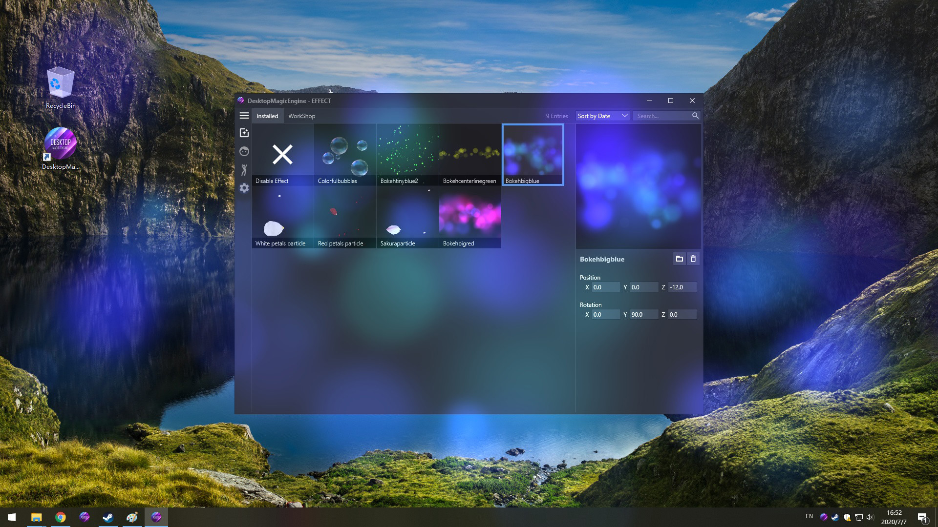 Desktop Magic Engine screenshot