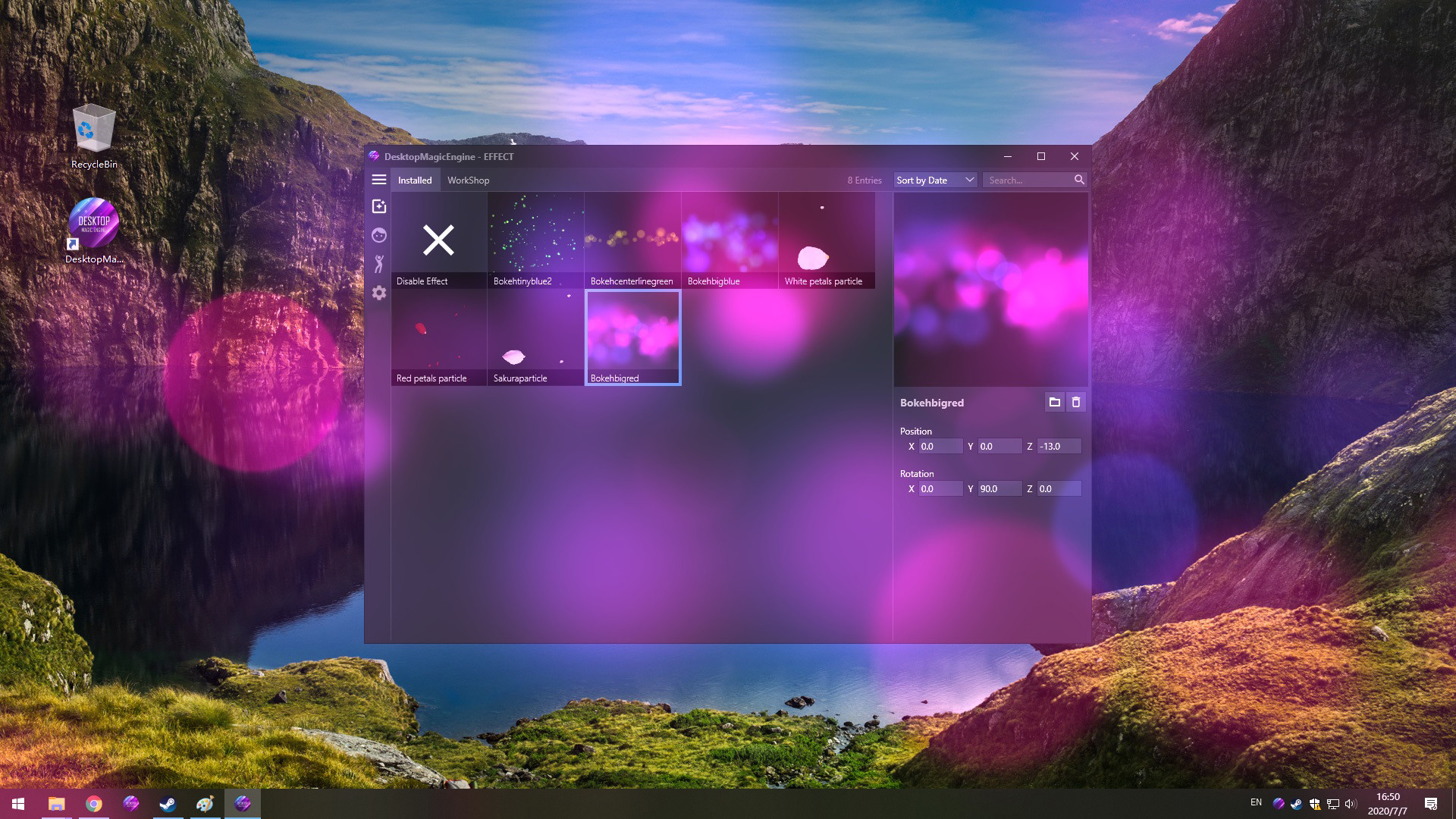 Desktop Magic Engine screenshot