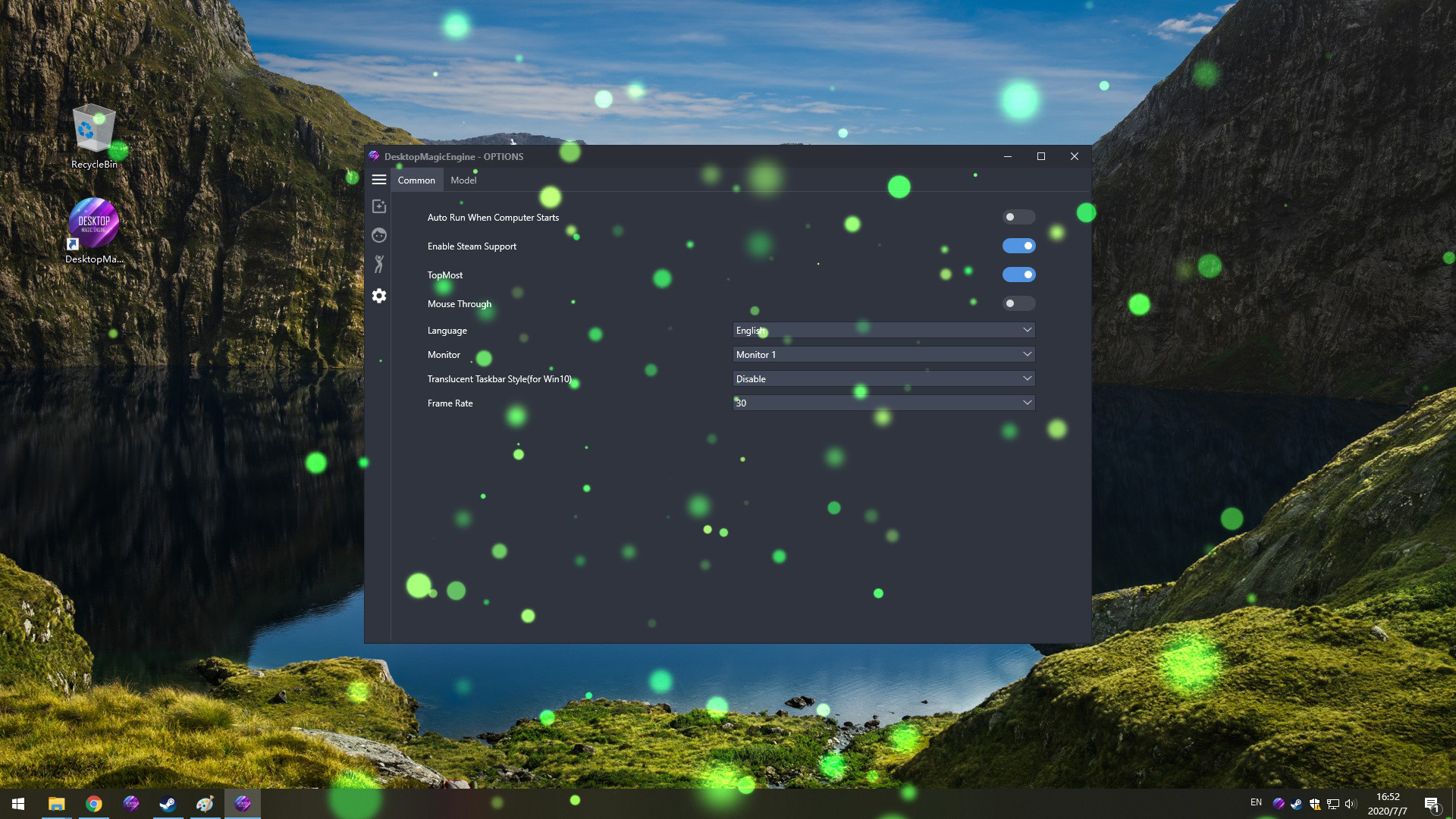 Desktop Magic Engine screenshot