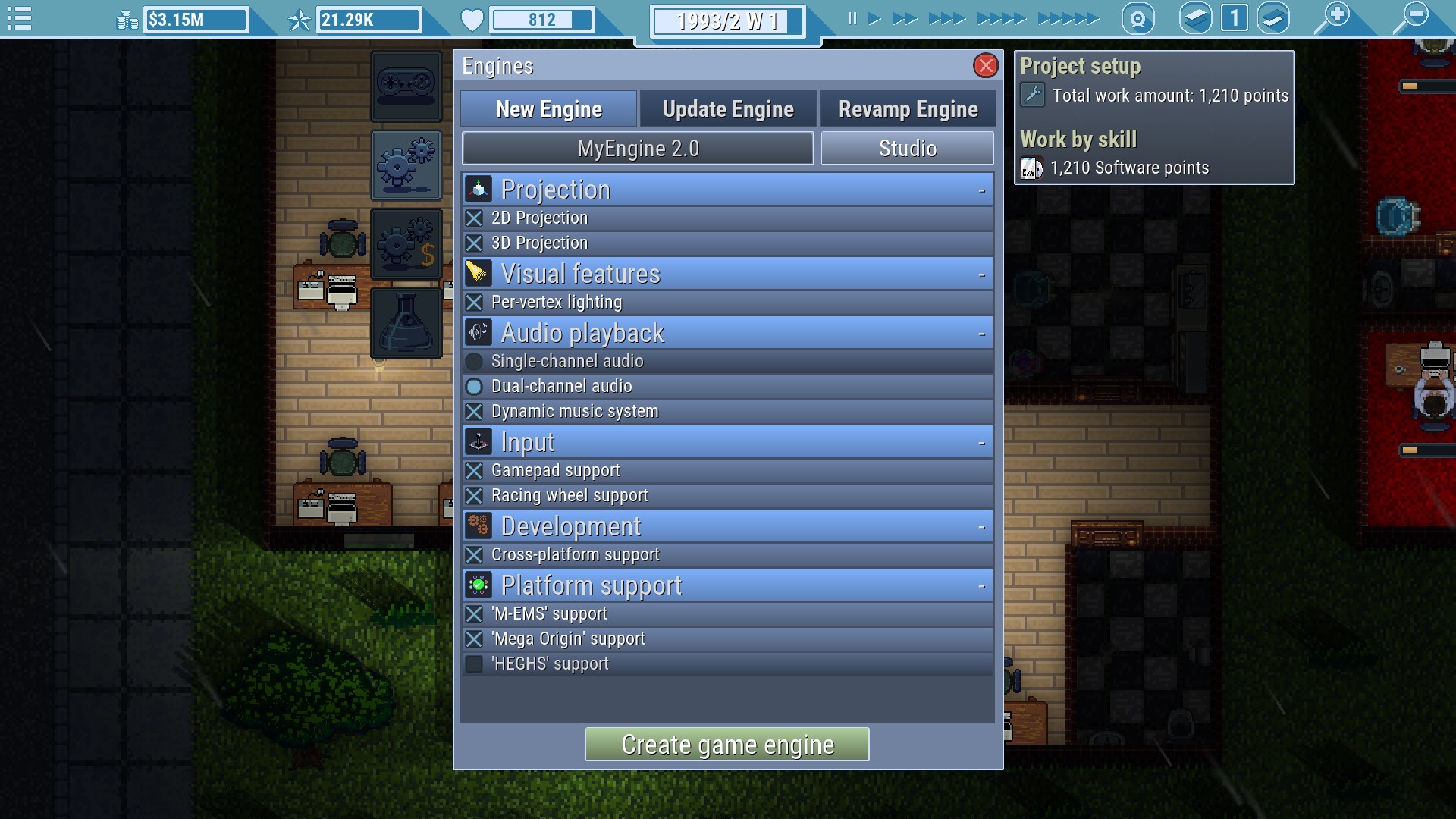 Game Dev Studio screenshot