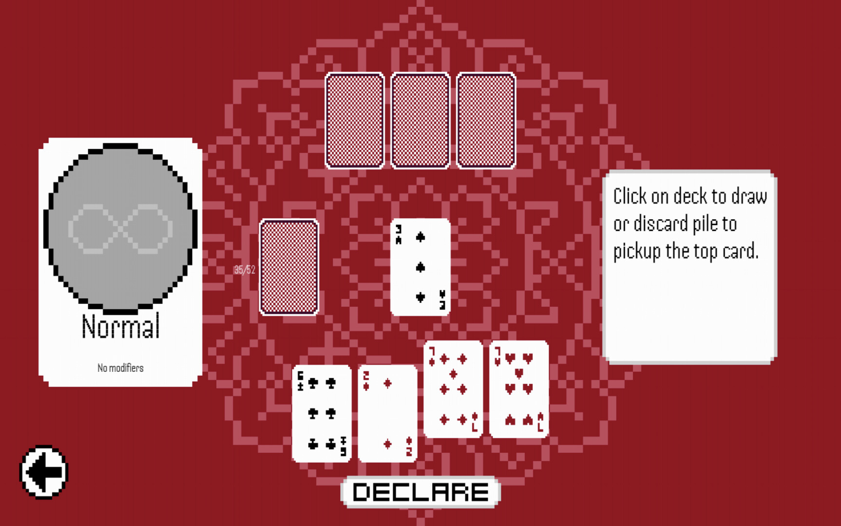 Declare screenshot