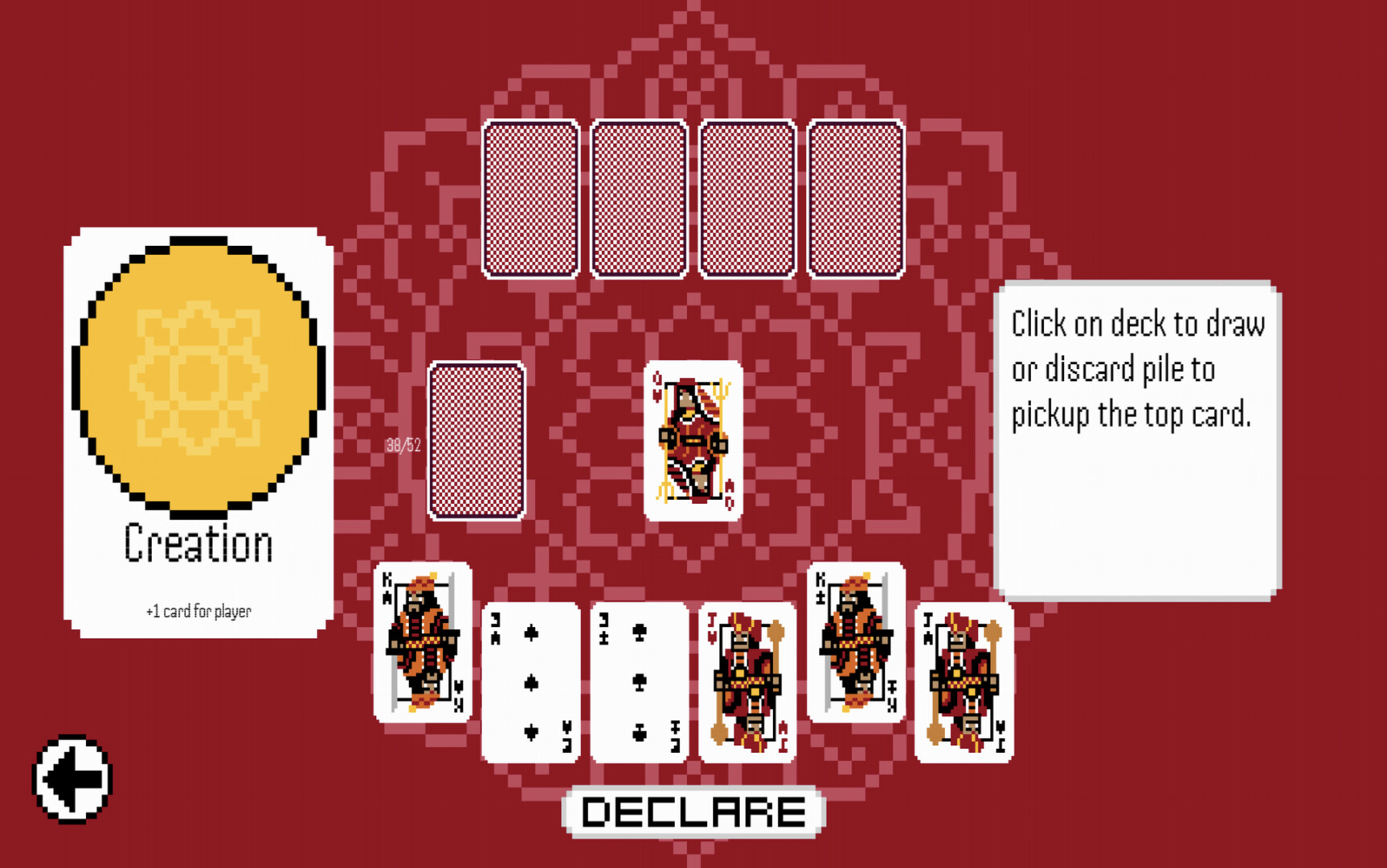 Declare screenshot