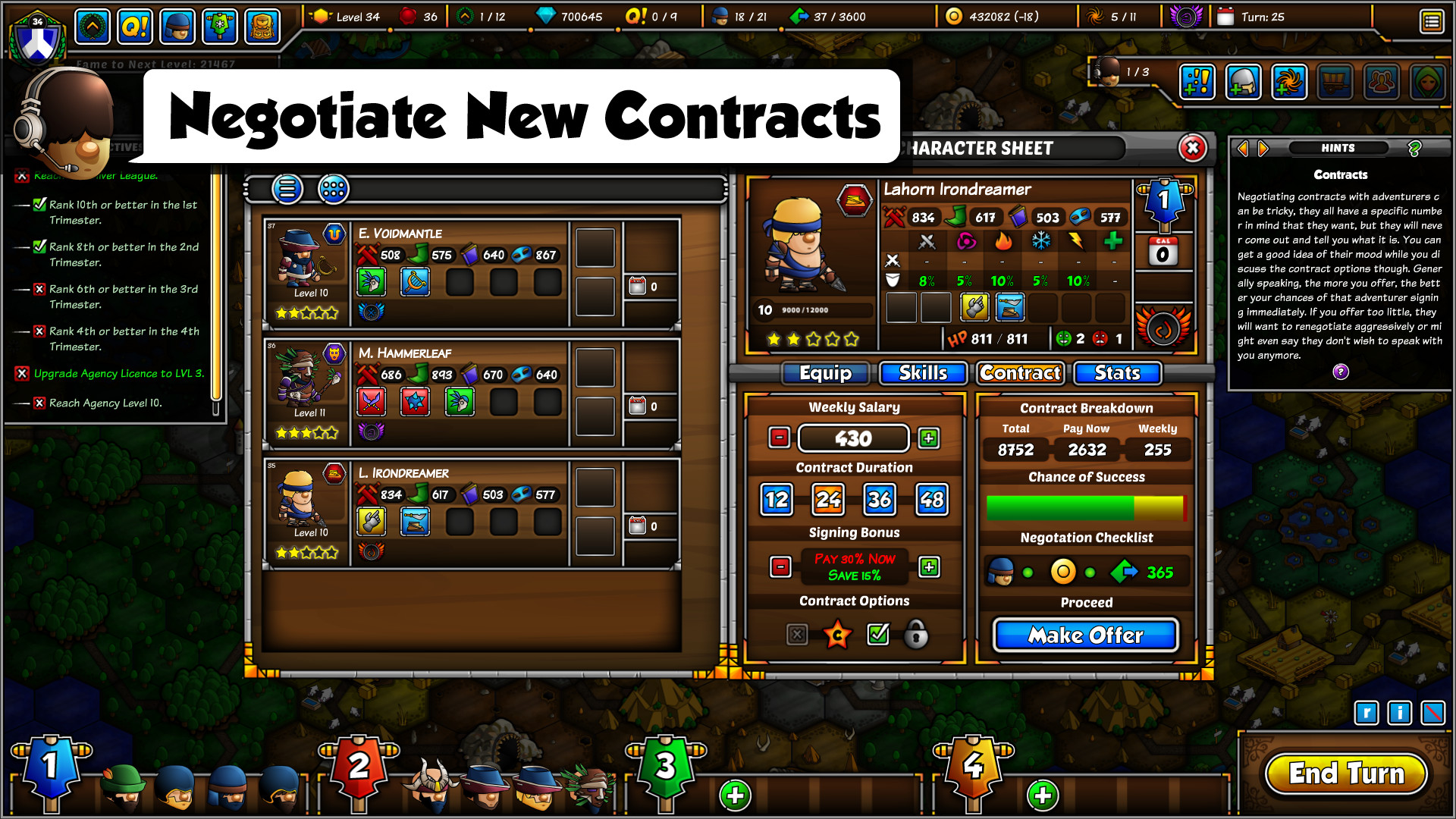 Epic Manager - Create Your Own Adventuring Agency! screenshot