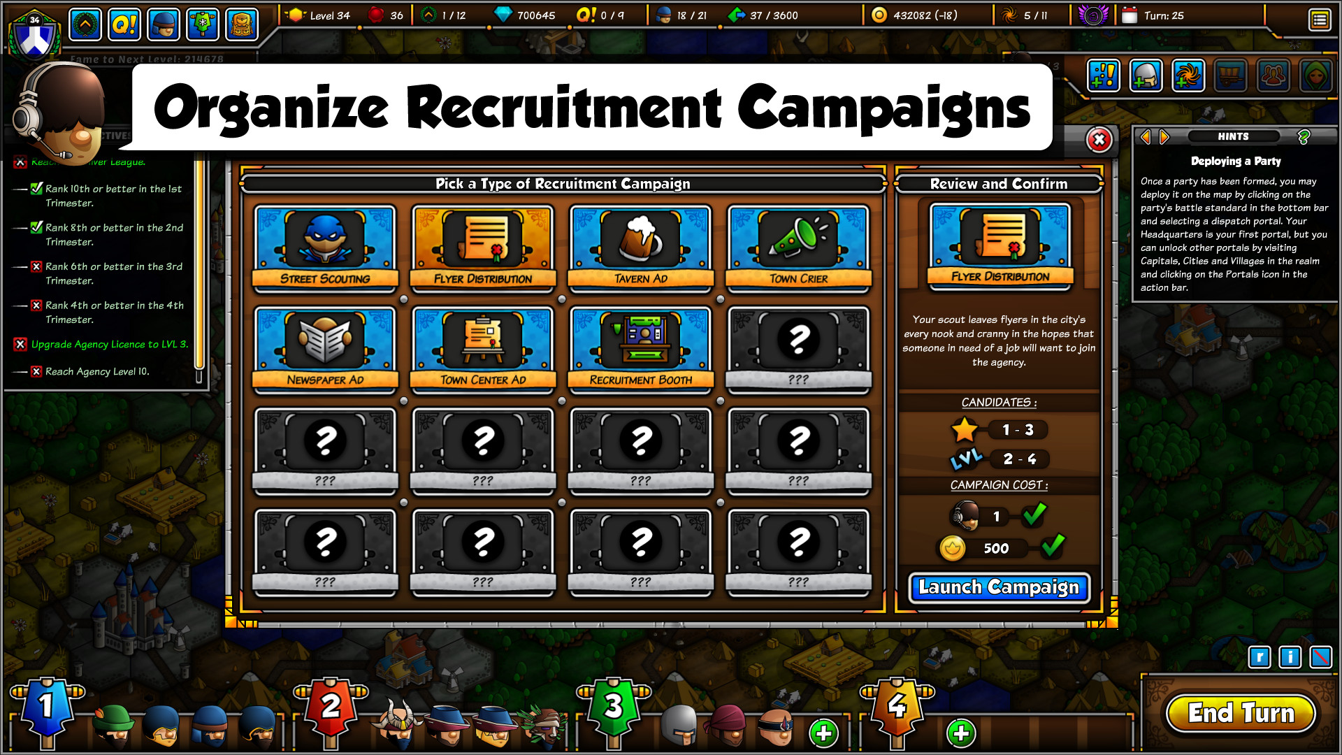Epic Manager - Create Your Own Adventuring Agency! screenshot