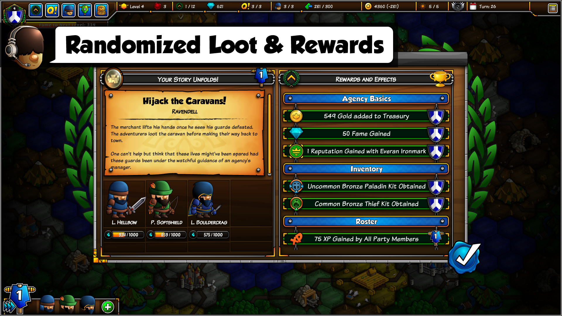 Epic Manager - Create Your Own Adventuring Agency! screenshot