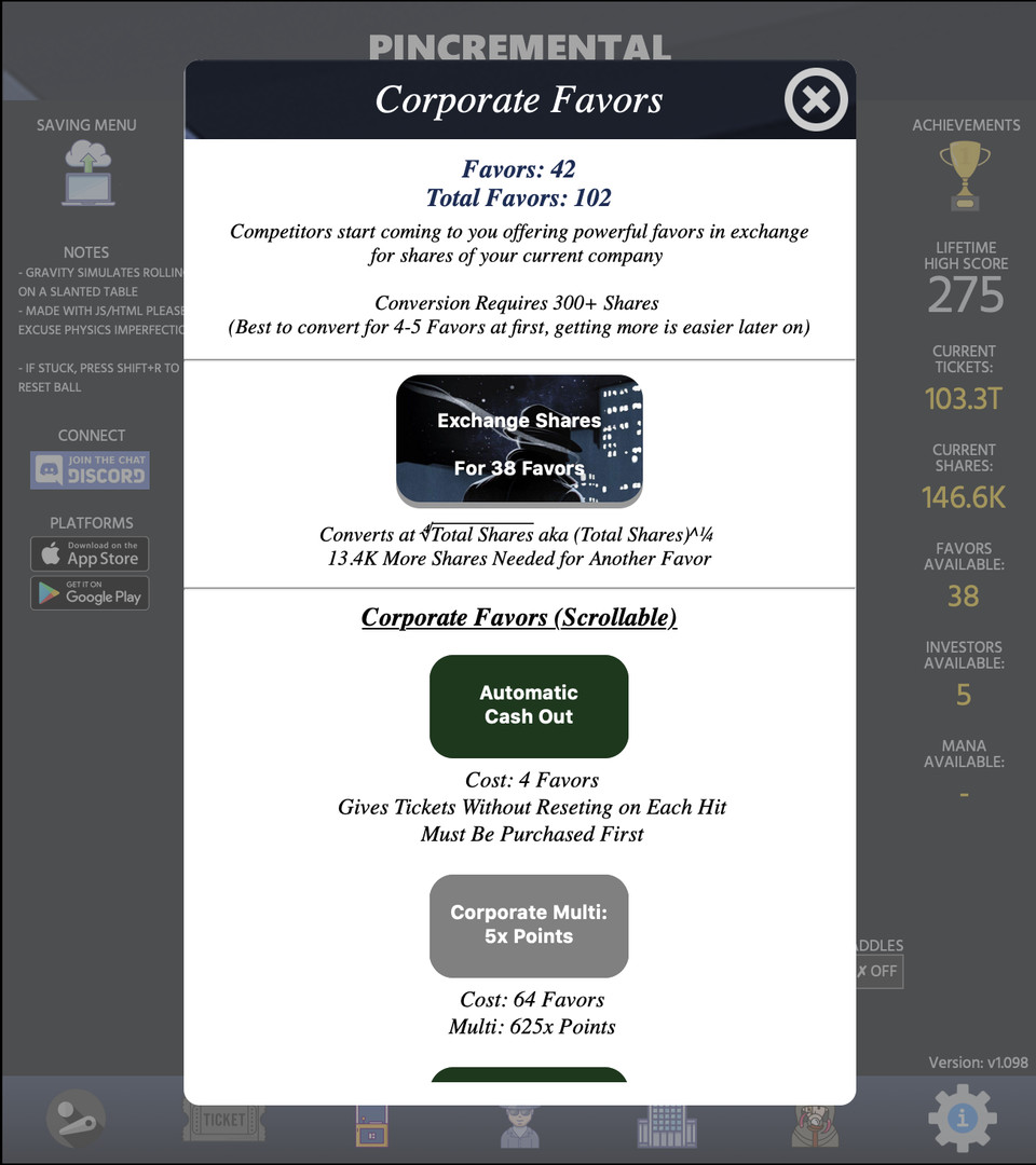 Pincremental screenshot