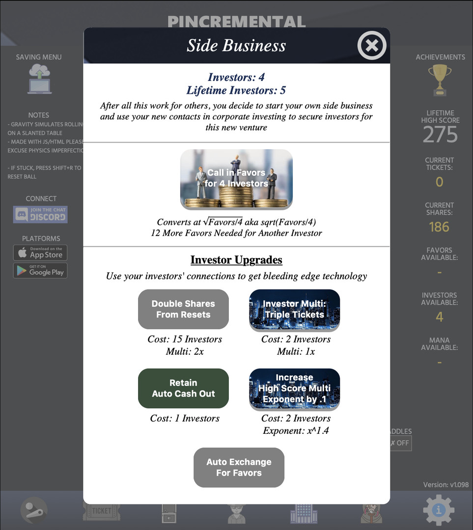 Pincremental screenshot