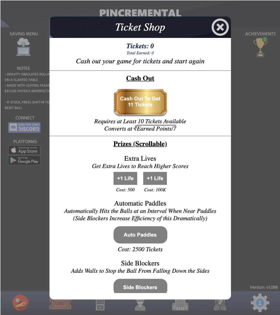 Pincremental screenshot