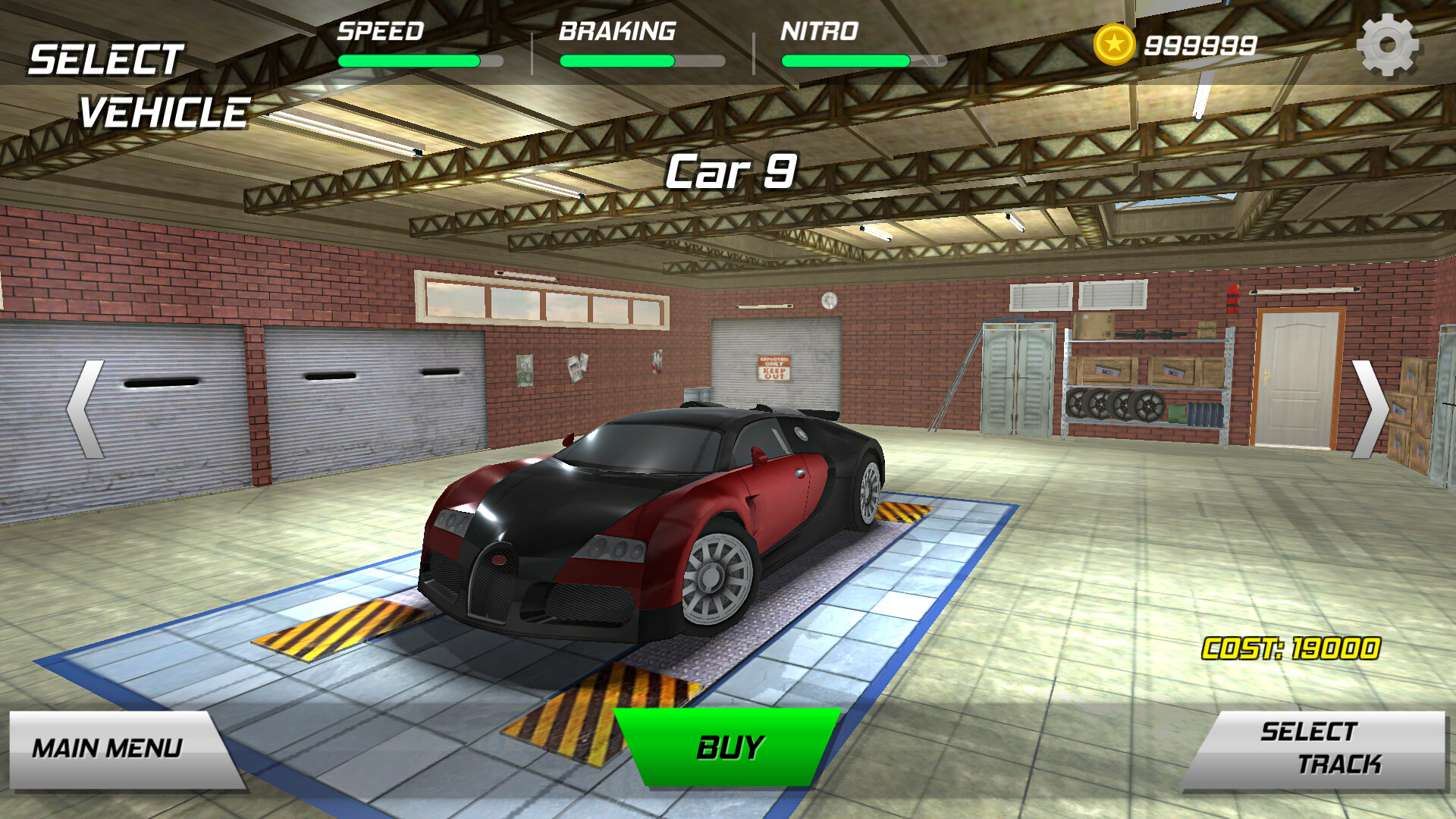 Drift racing car screenshot