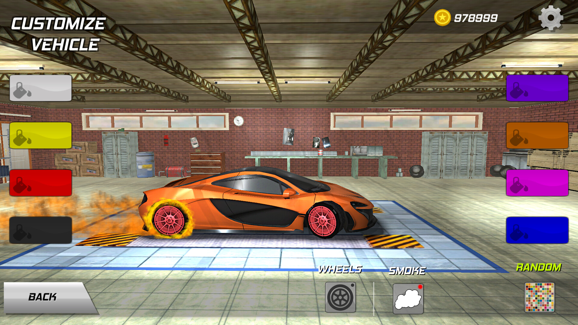 Drift racing car screenshot