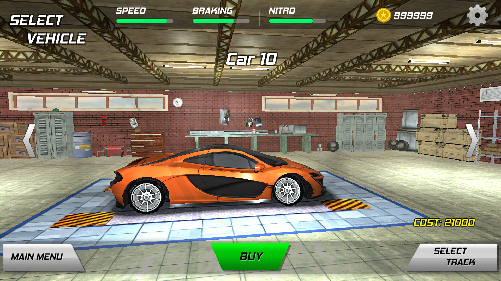 Drift racing car screenshot