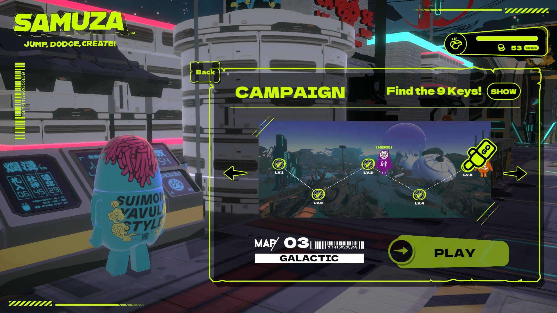 SAMUZA screenshot