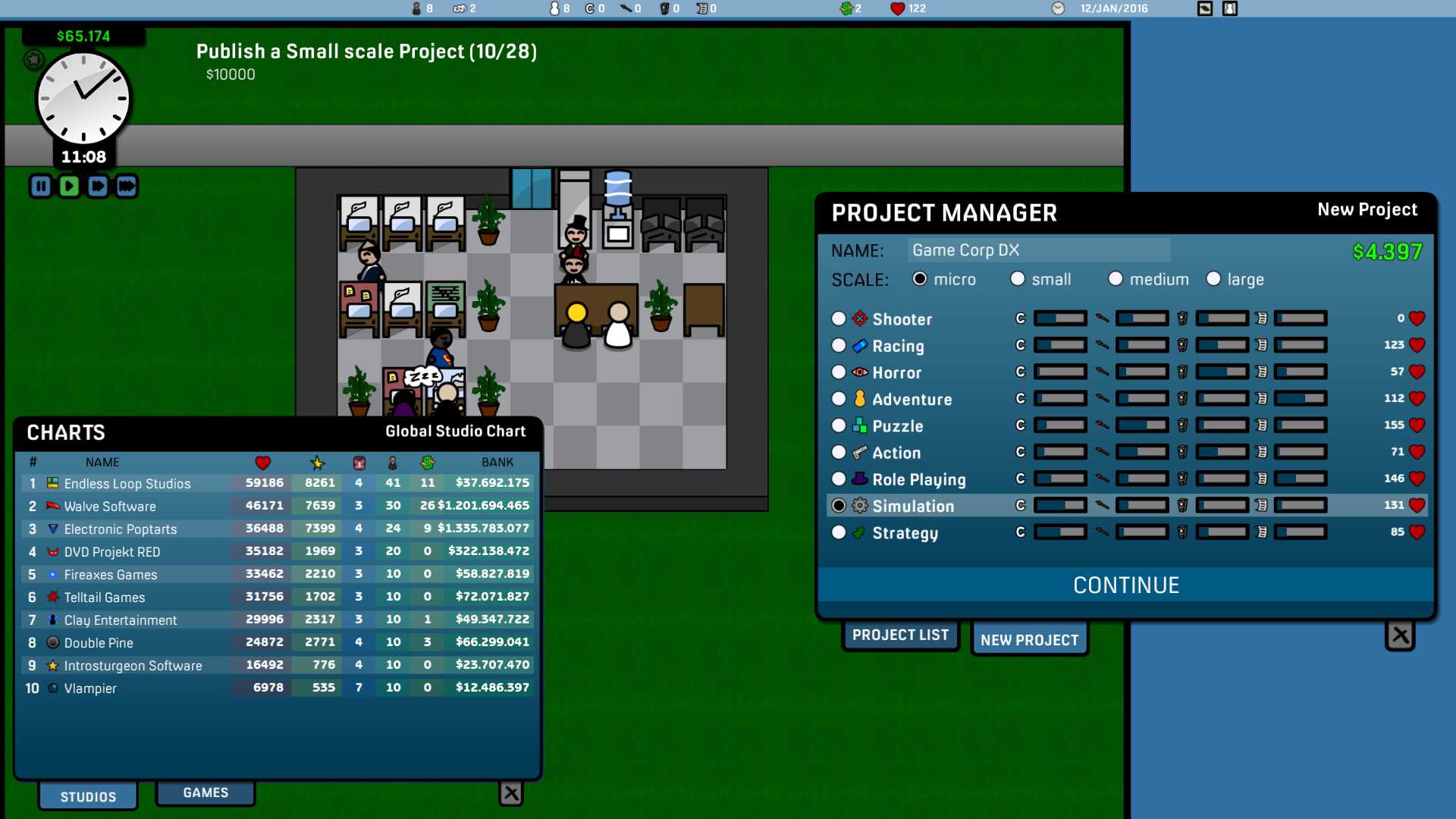 Game Corp DX screenshot