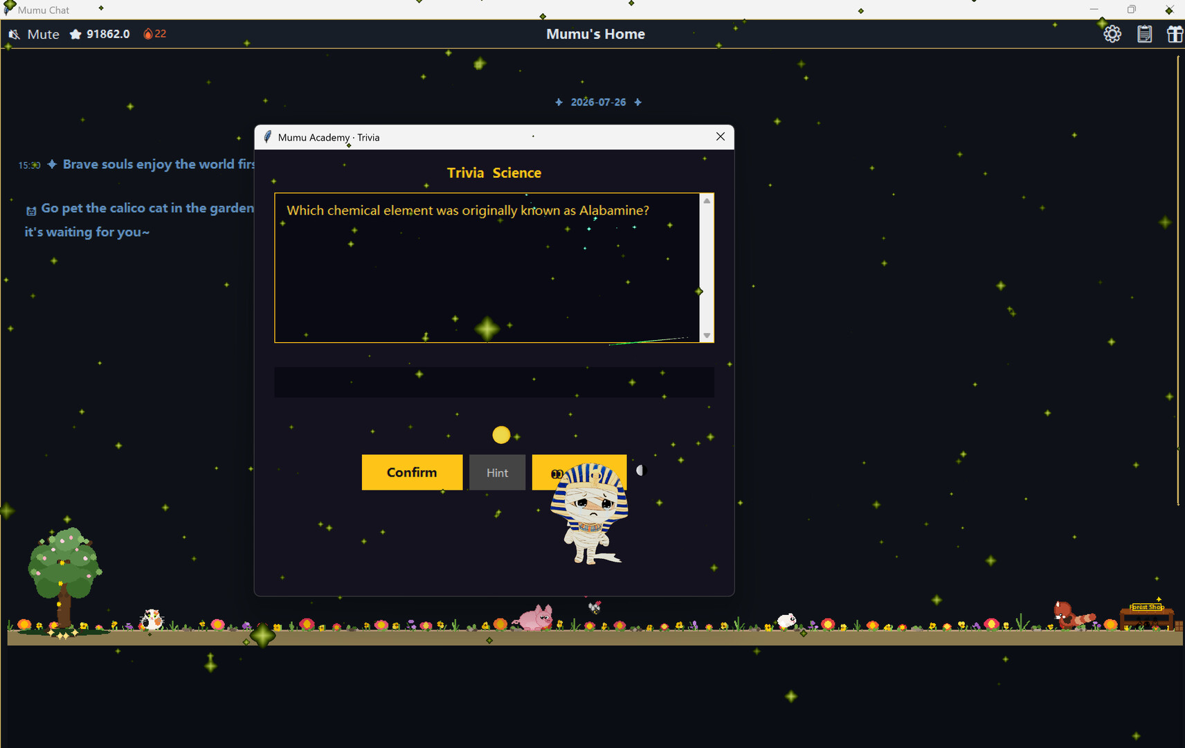 Mumu: 3D Desktop Mummy screenshot