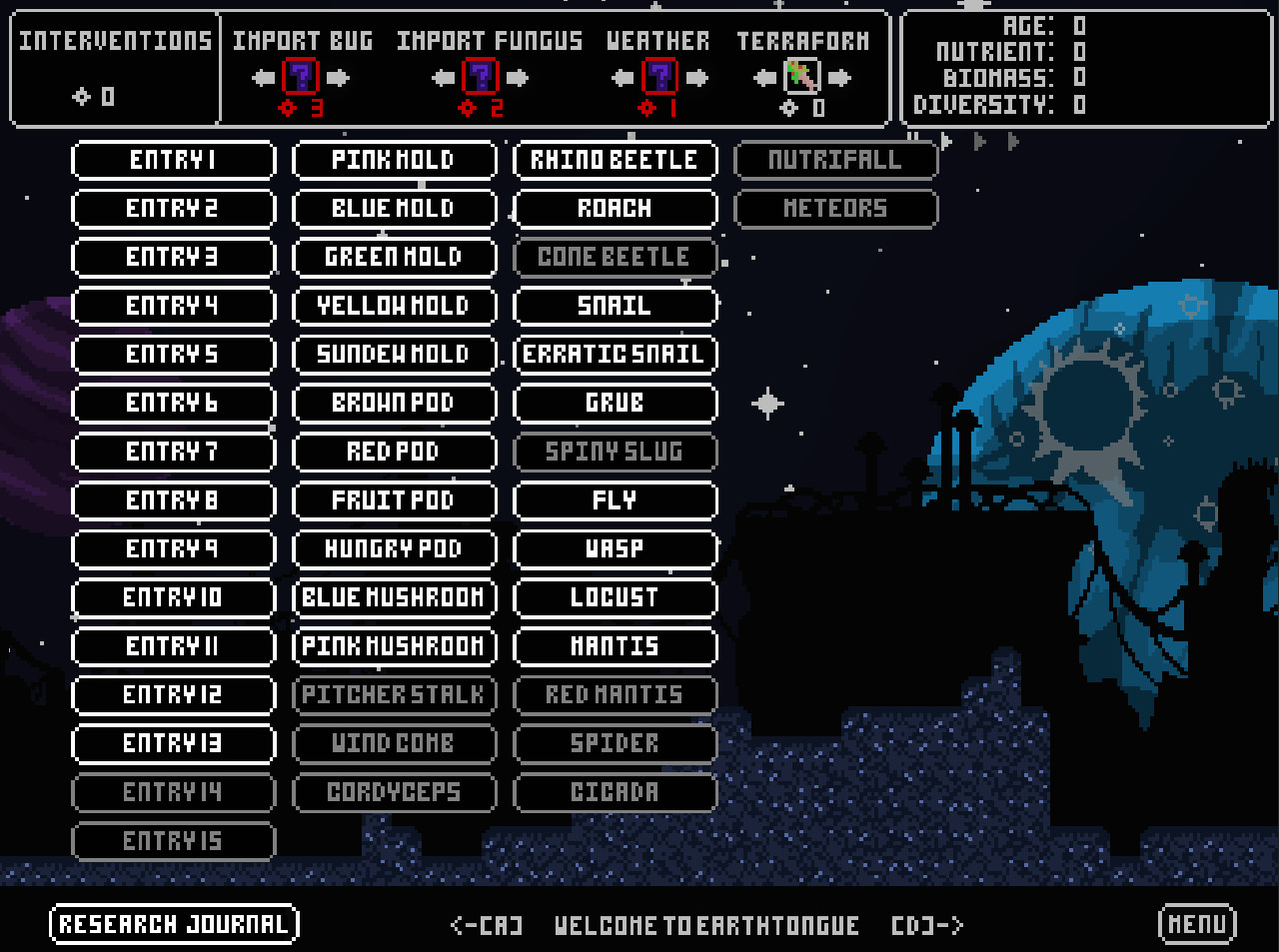 Earthtongue screenshot