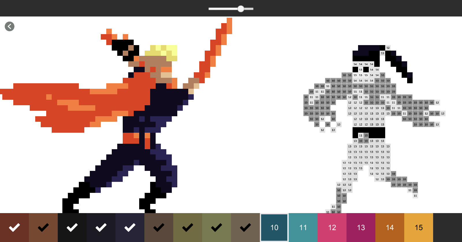 Color Pixel Heroes screenshot