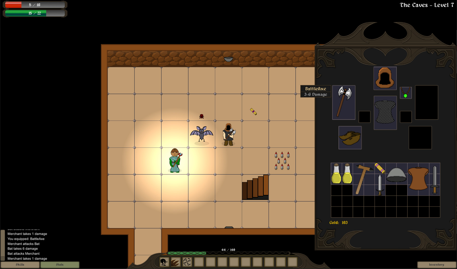 Dungeon of Rikka screenshot